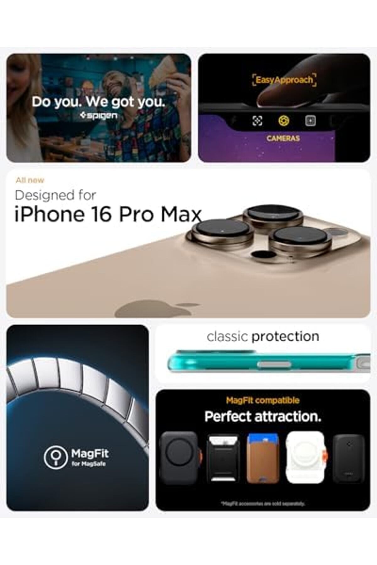 Lvnshop 16 Pro Max Kılıf C1 Hava Kanalı Teknoloji̇si̇&trade; Askeri̇ Sınıf Koruma Magfi̇t Tasarım Kapak - Acs0