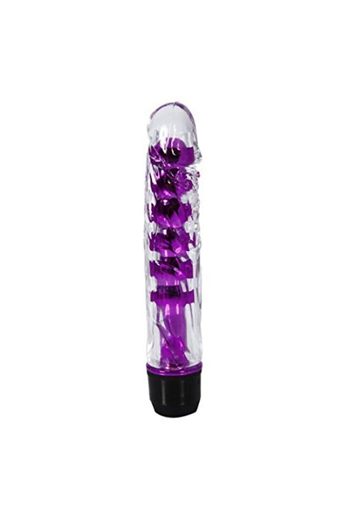 Erox Multi̇ Speed G-Spot Crystal Vi̇brator Purple