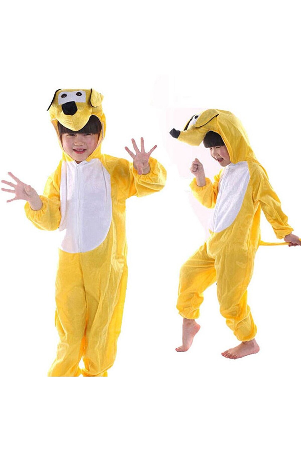 evimdeyokyok Çocuk Köpek Kostümü 4-5 Yaş 100 cm TdrTR