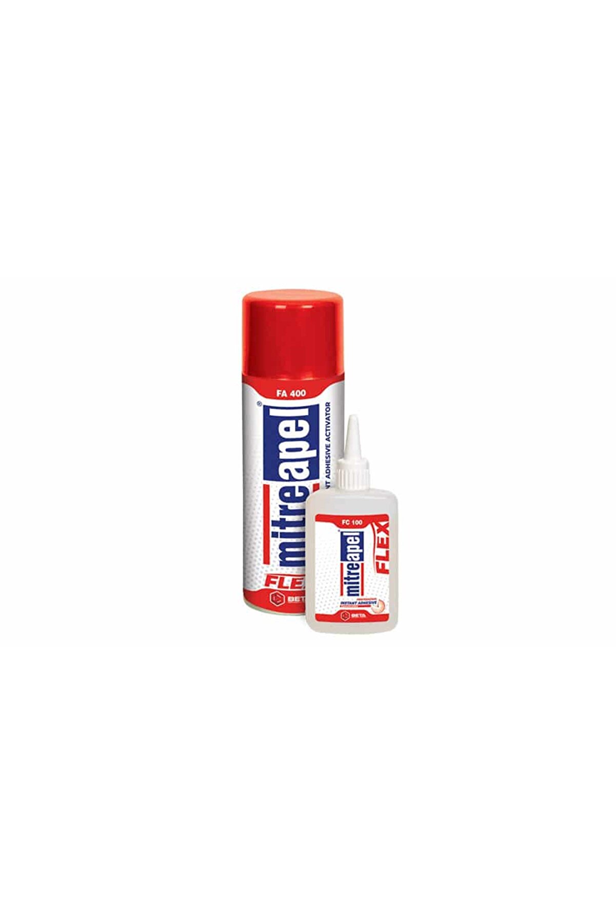 APEL Mitre Flex Hızlı Yapıştırıcı 400 ml Kırmızı Mdf