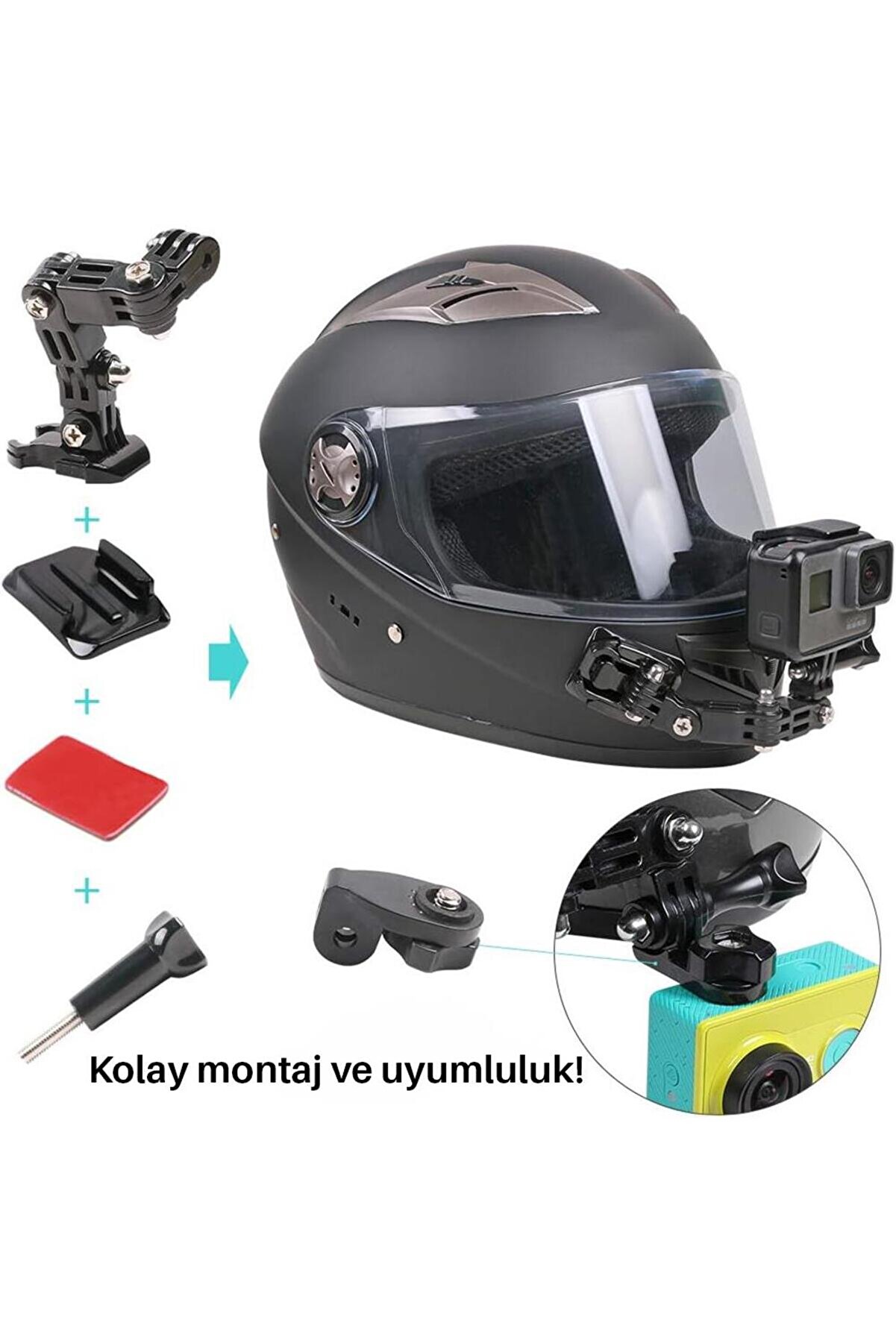 Xt91 Kask Telefon Ve Aksi̇yon Kamera Tutucu