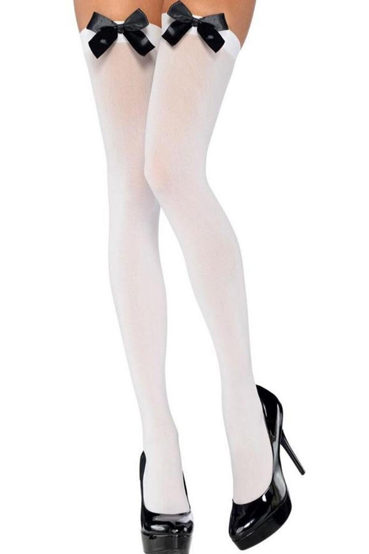 Ethab Ti̇caret Si̇yah Fi̇yonklu Beyaz Jarti̇yer &Ccedil;orabı