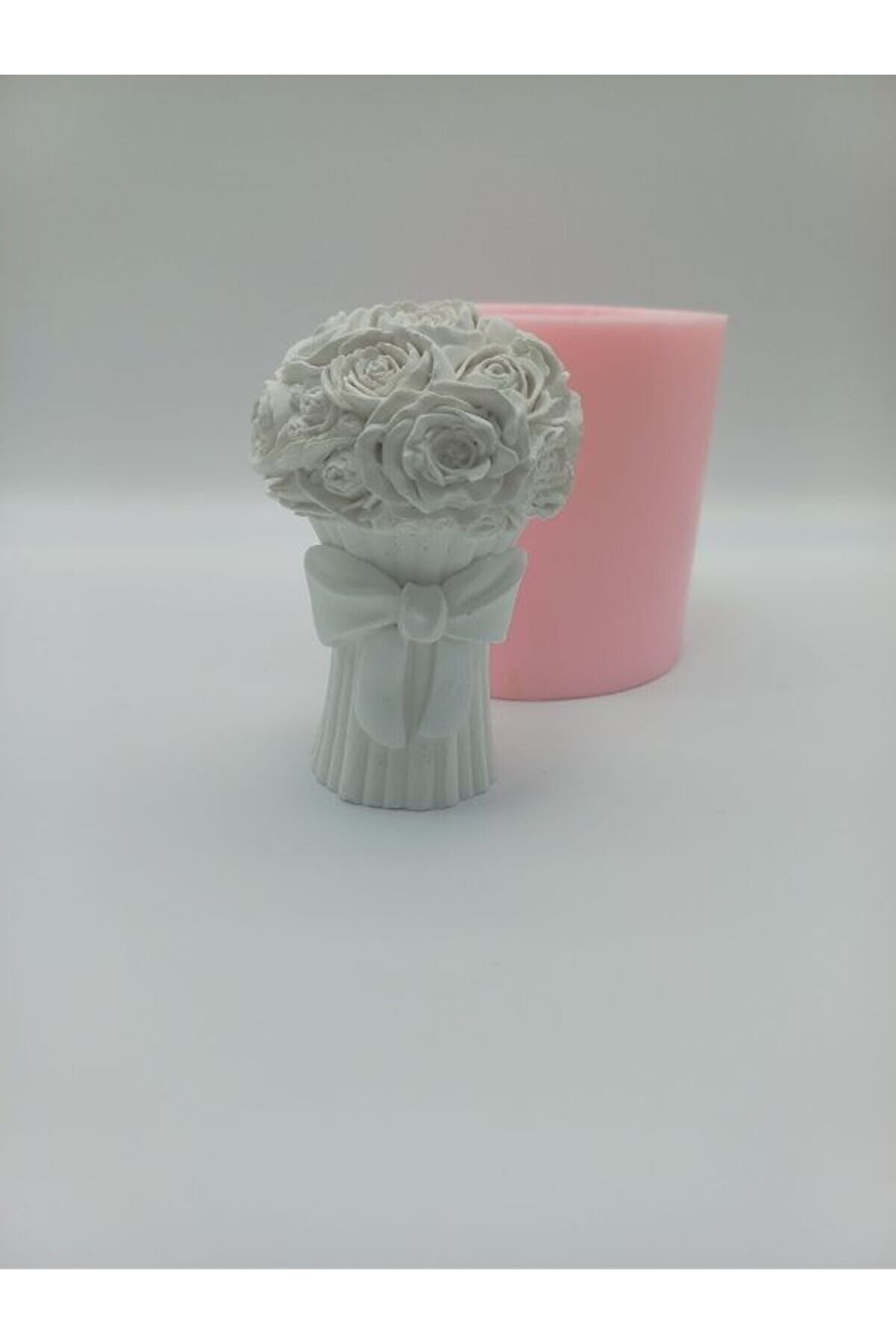 Kalıpcınızburada Fi̇yonklu Gül Demeti̇ Si̇li̇kon Kalıp - K6315