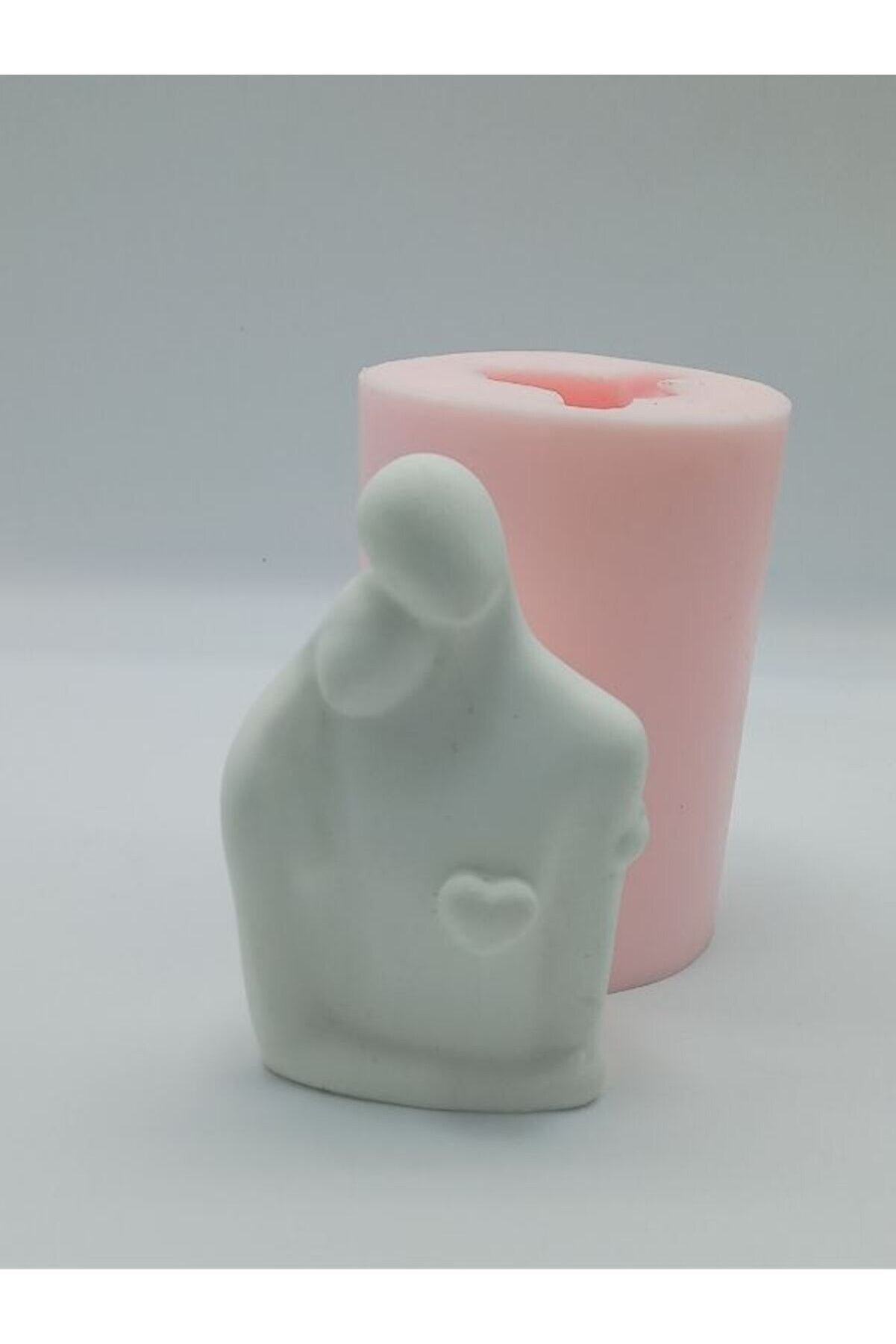 Kalıpcınızburada İki̇ Sevgi̇li̇ Si̇li̇kon Kalıp - K6894