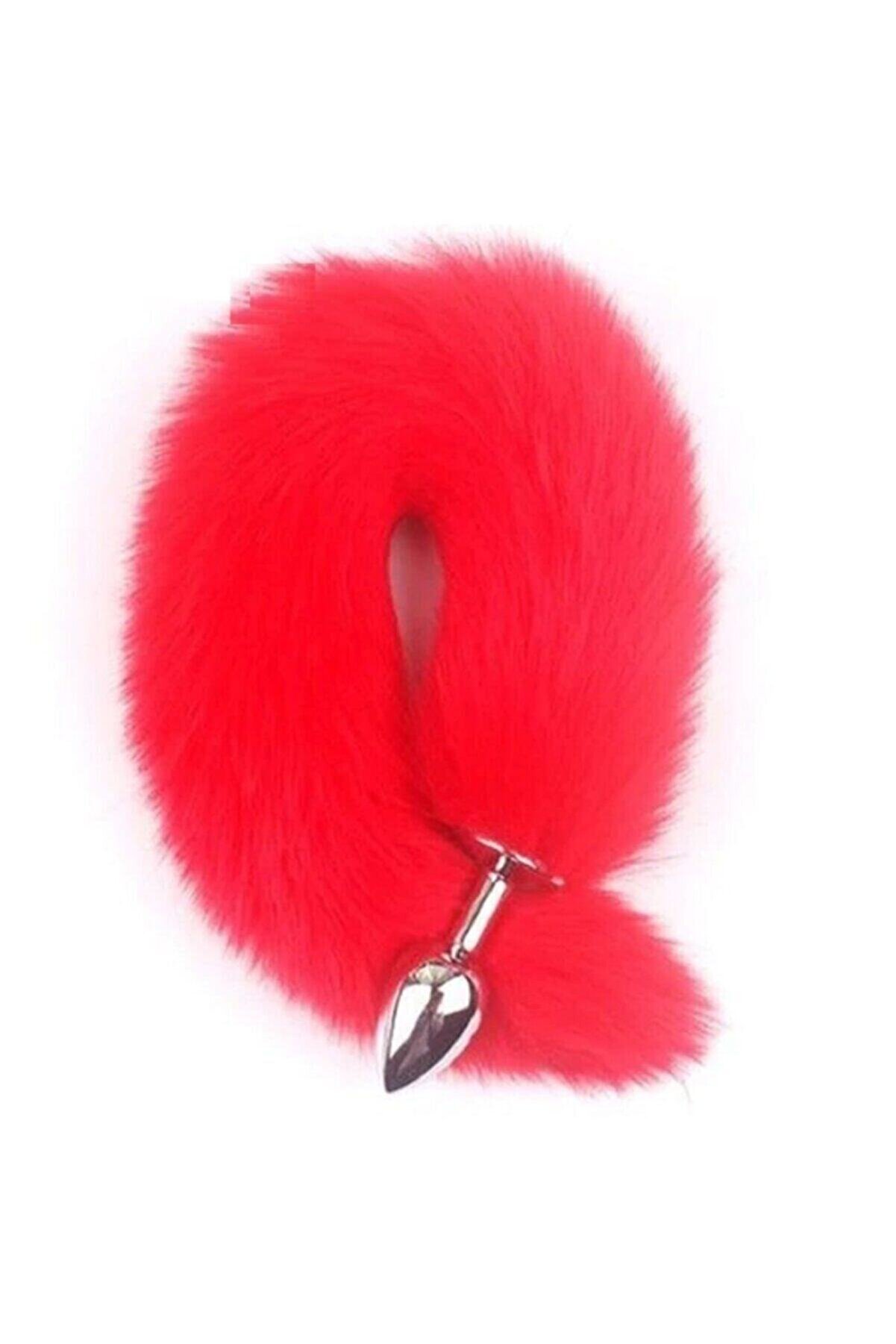 Meyrabest Love Fuşya Ti̇lki̇ Kuyruklu Metal Anal Plug