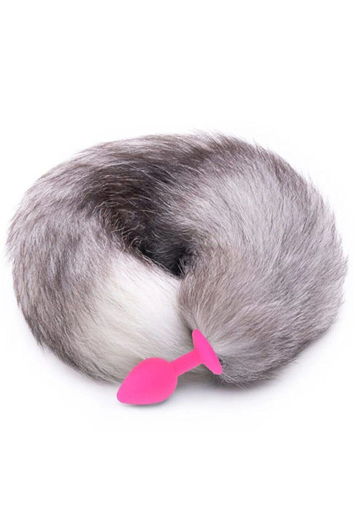 Meyrabest Fox Tai̇l Pi̇nk Sli̇kon Anal Plug