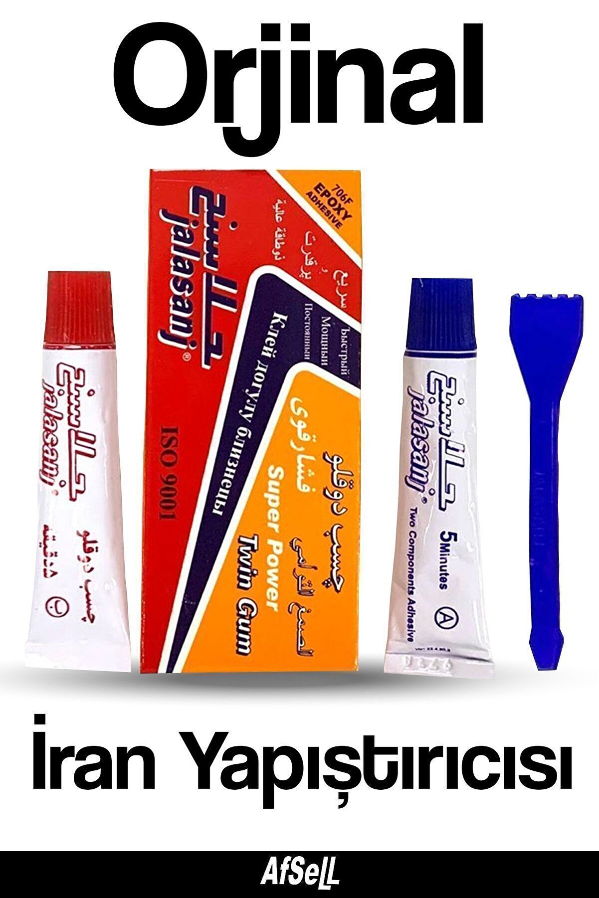 JALASANJ Iran Yapıştırıcı ikiz Tüp Çelik Plastik Vb Ürünler Karışımı Kolay Kuvvetli & Dayanıklı YTK