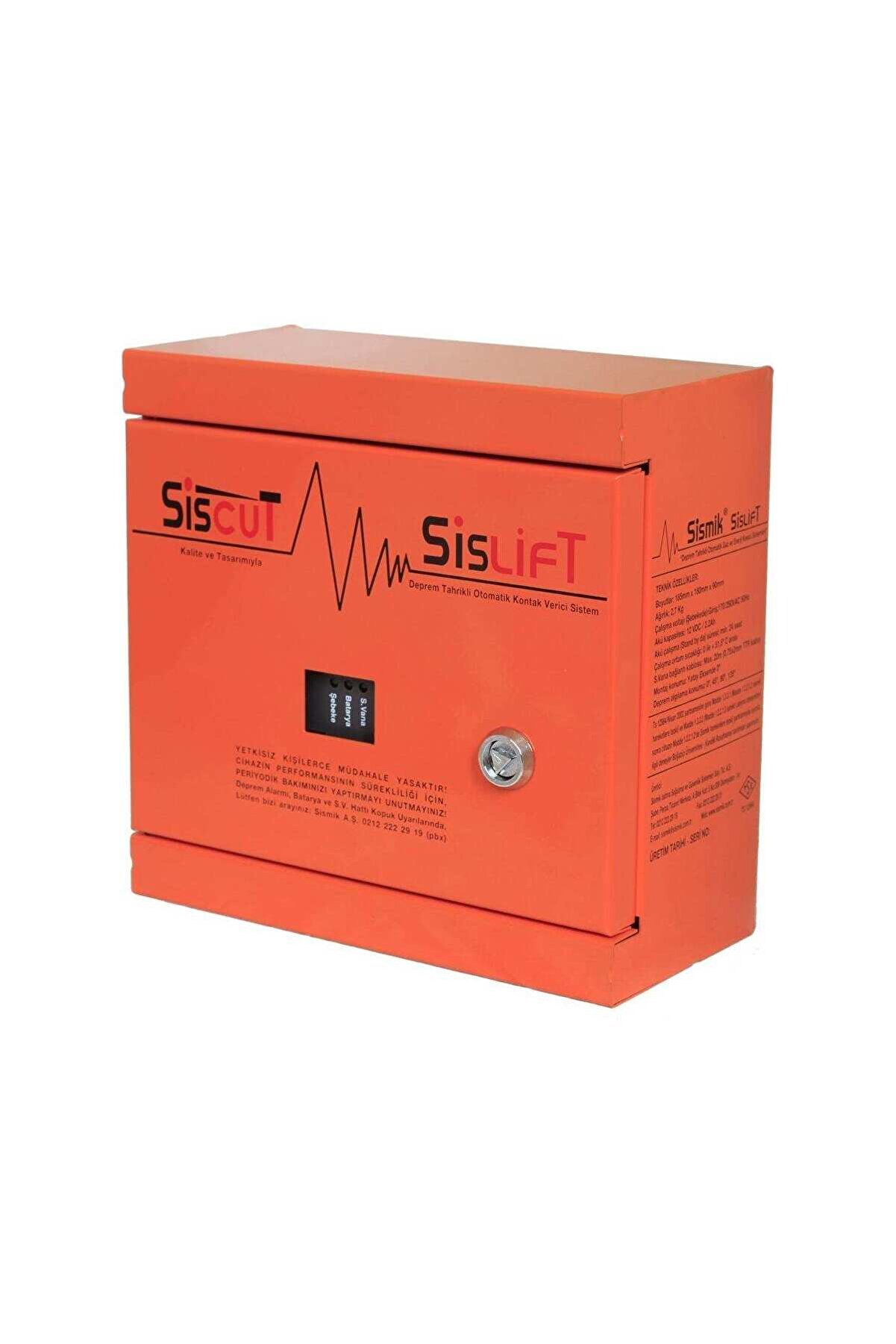 evimdeyokyok SİSLİFT-2 Elektronik Deprem Sensörü,  İki Çıkışlı TdrTR