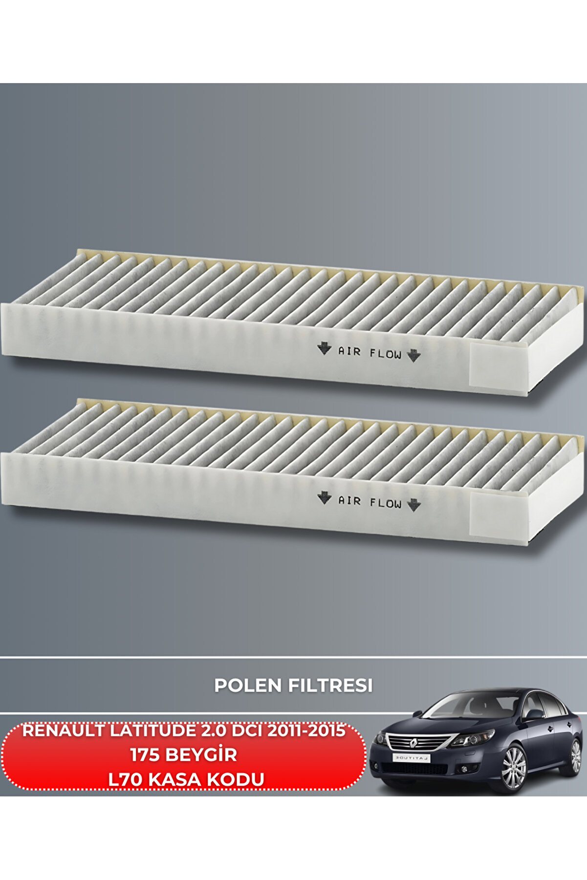 Renault Latıtude 2.0 Dcı 2011-2015 175 Beygi̇r Fi̇ltre - Yağ Bakım Seti̇