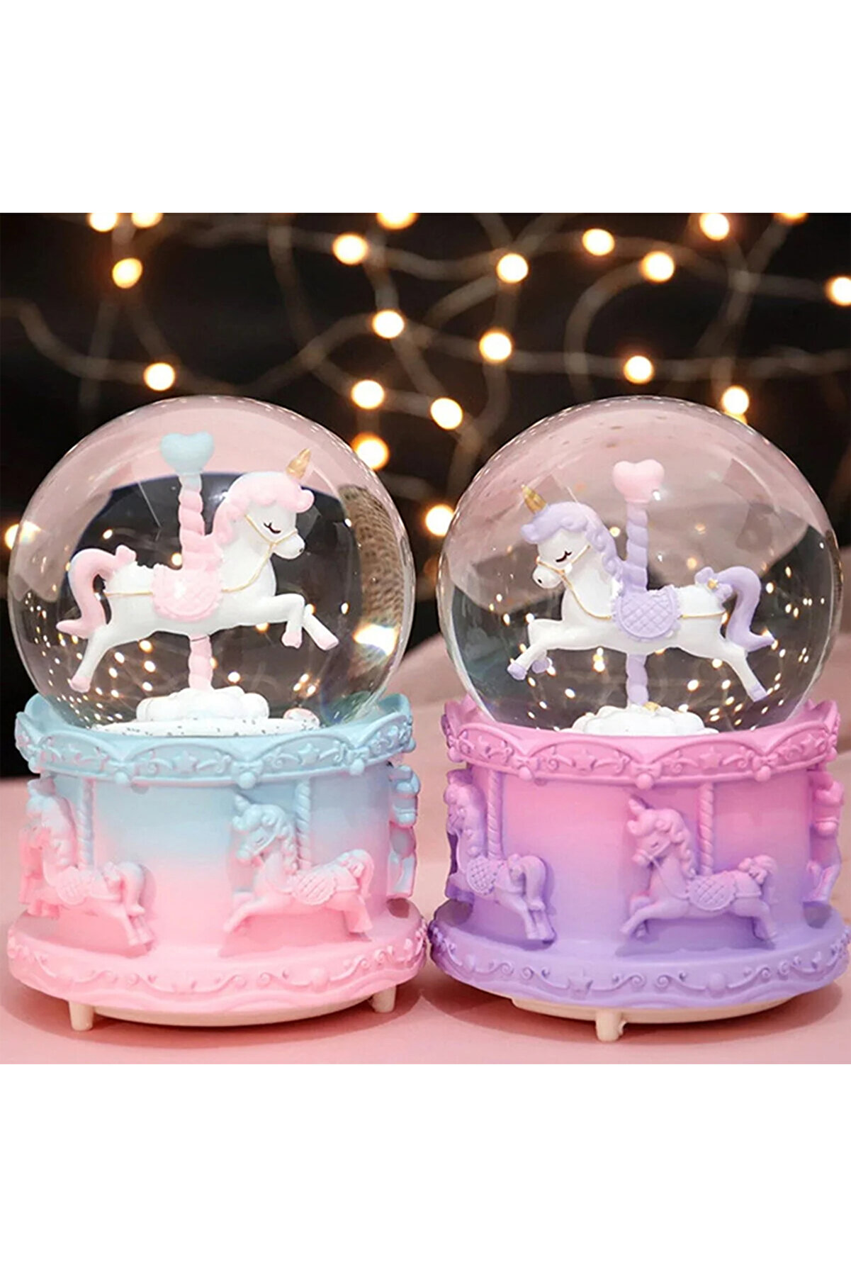 evimdeyokyok Unicorn Kar Küresi