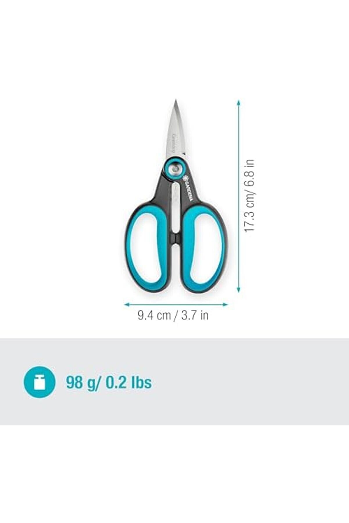 Jptrshop Herbcut Odun Otları Kesmek İçi̇n Paslanmaz Çeli̇kten Ot Makası, 52 Mm Bıçak, Geri̇ Dön