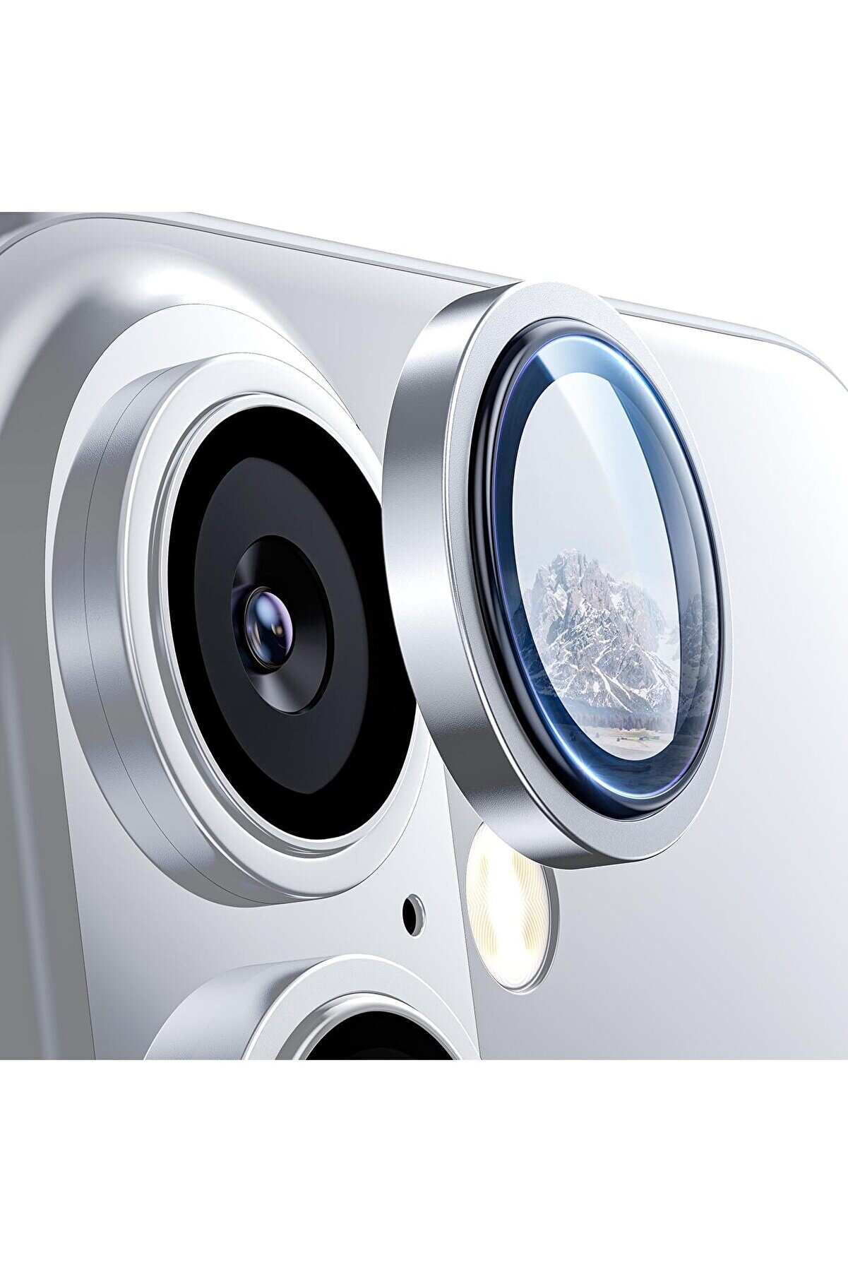 STOREMAX lvnshop 16 ve 16 Uyumlu Kamera Camı Lens Halka Set - Siyah Titanyum 224120