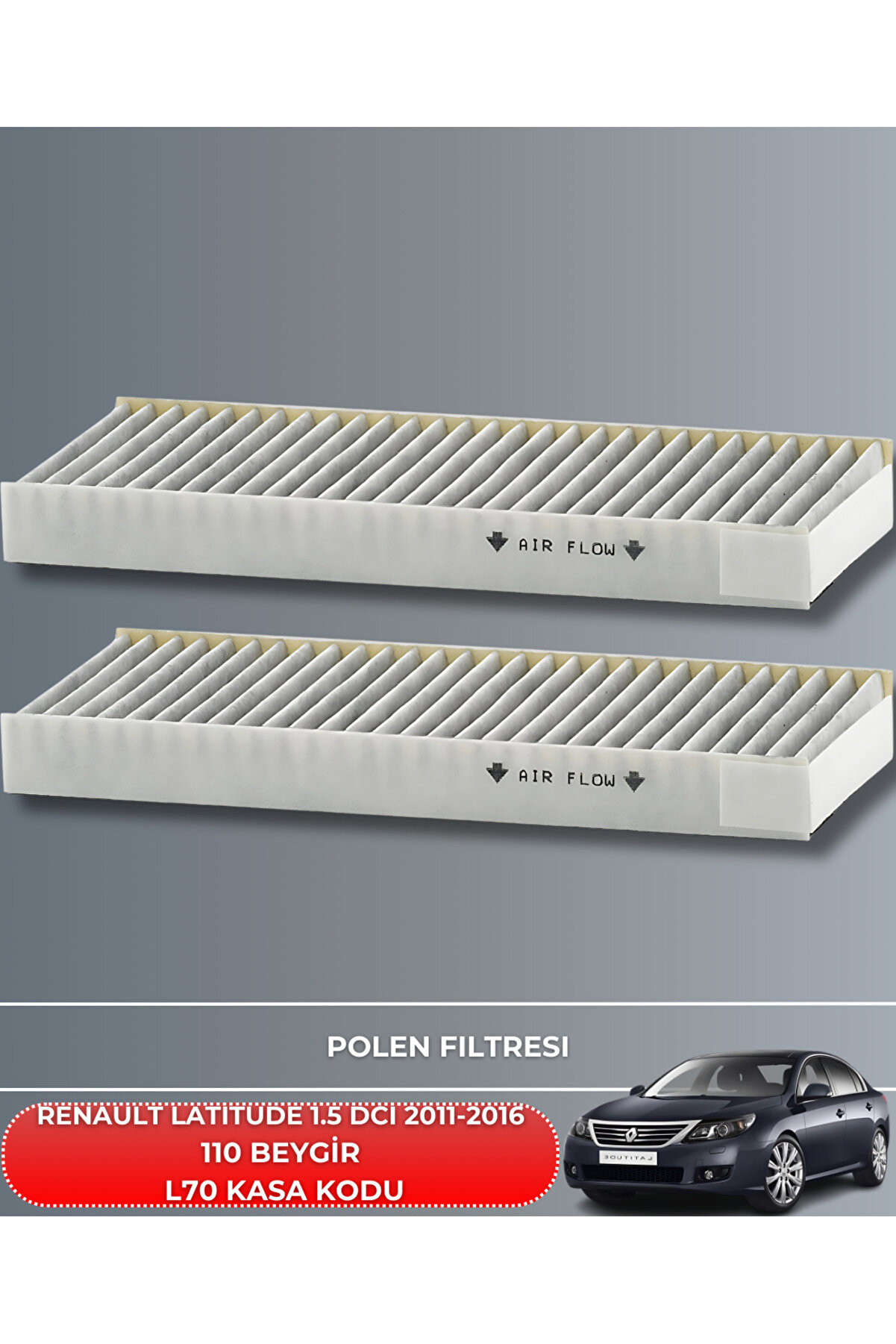 Renault Latıtude 1.5 Dcı 2011-2016 110 Beygi̇r Fi̇ltre - Yağ Bakım Seti̇