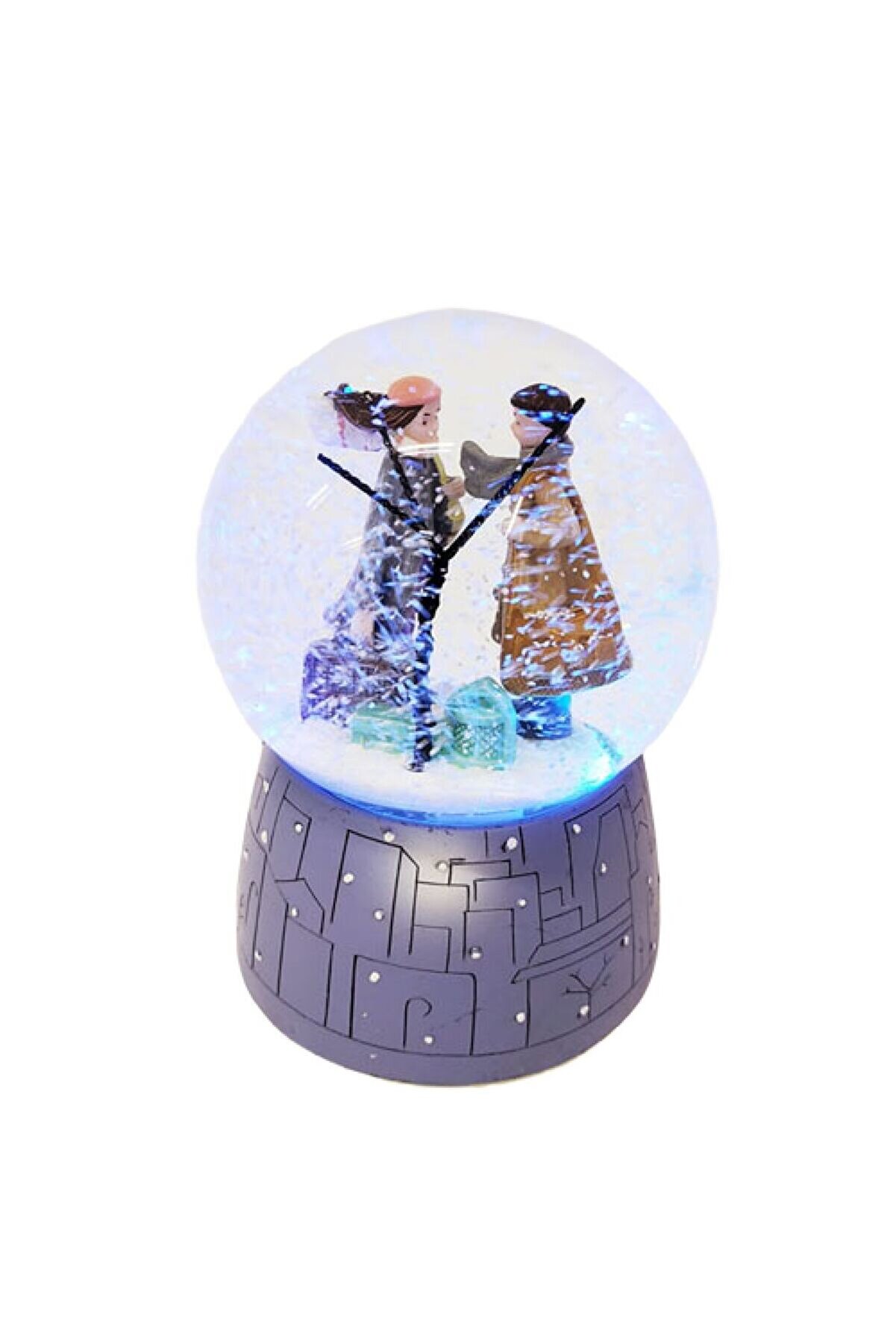 evimdeyokyok Büyük Boy Kış Masalı Temalı Pilli Kar Küresi
