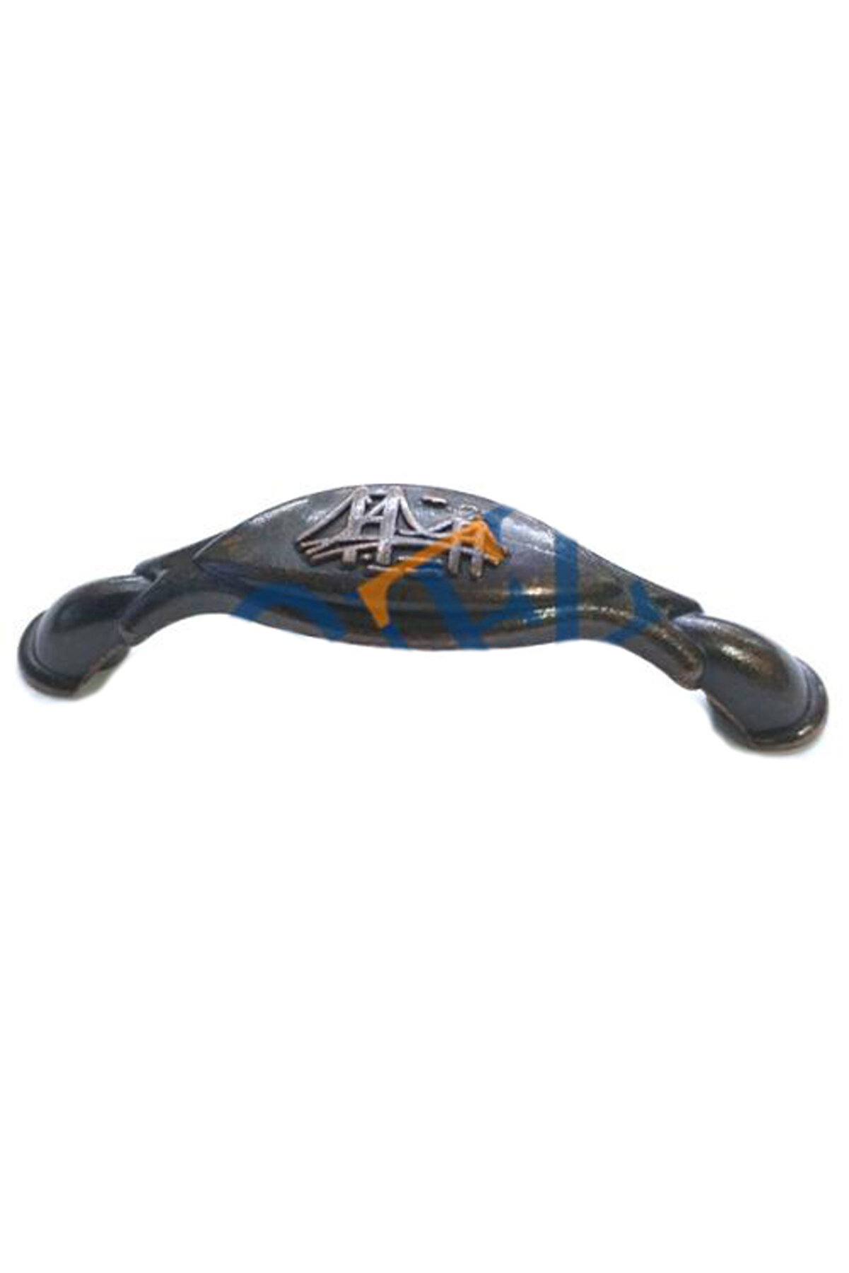Dekorati̇f Zamak Boğazi̇çi̇ Kulp - 64Mm, Eski̇tme, 100 Adet Tdrtr