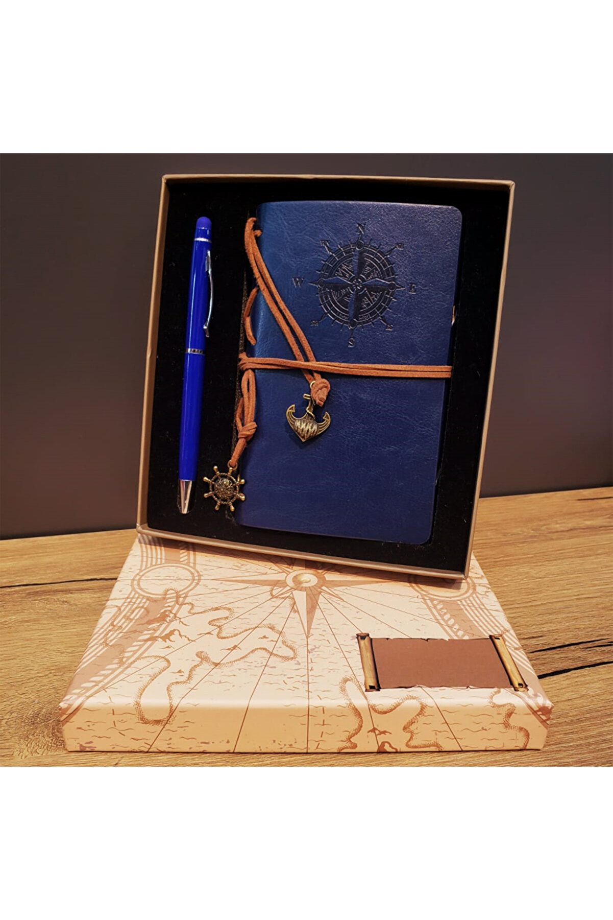 evimdeyokyok Pusula Defter Ve Tükenmez Kalem Set