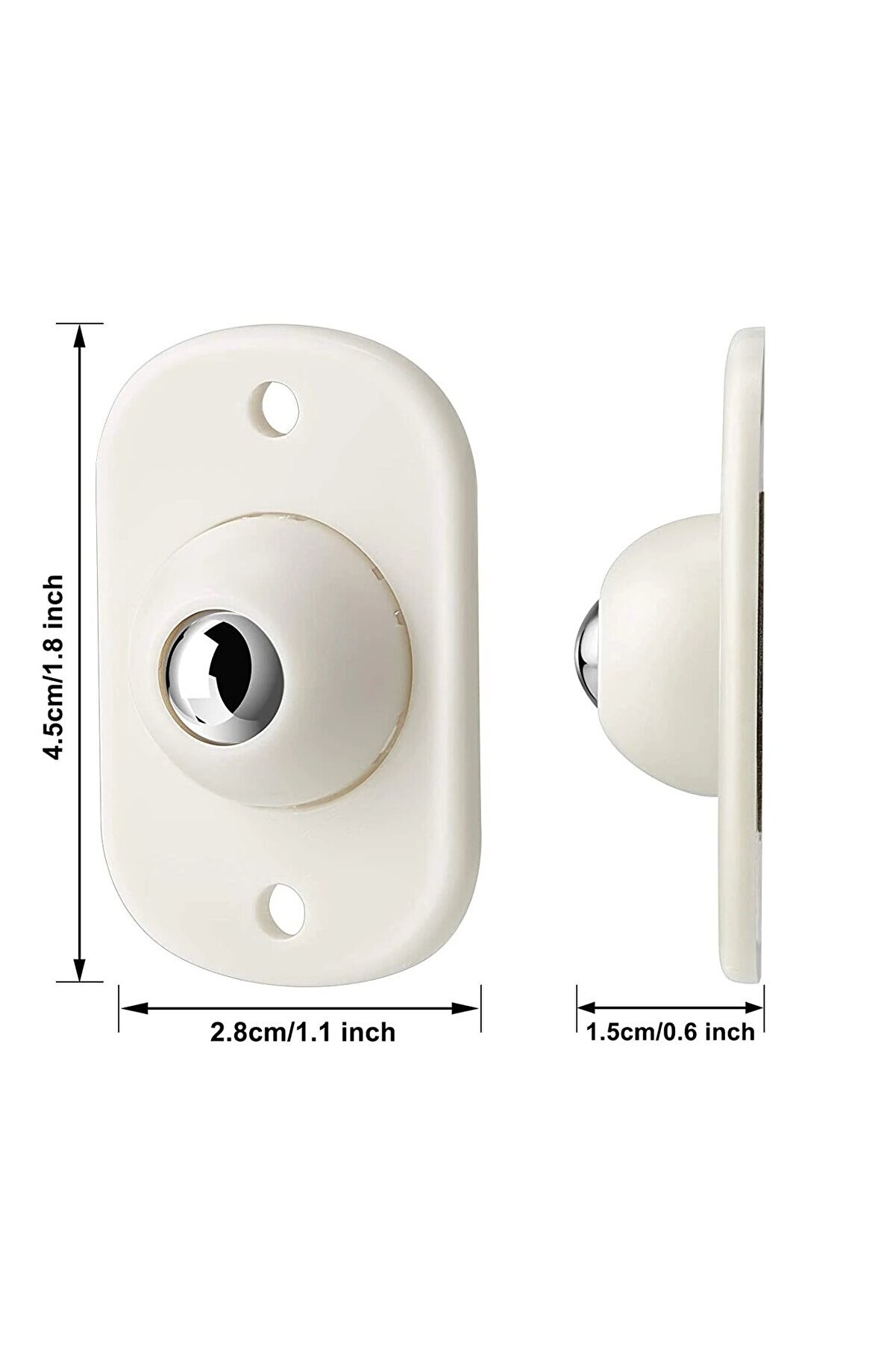 Afrodi̇t Gi̇yi̇m Yapışkanlı Eşya Kaydırma Bi̇lyeleri̇ - Kolay Taşıma Aparatı 4 Adet