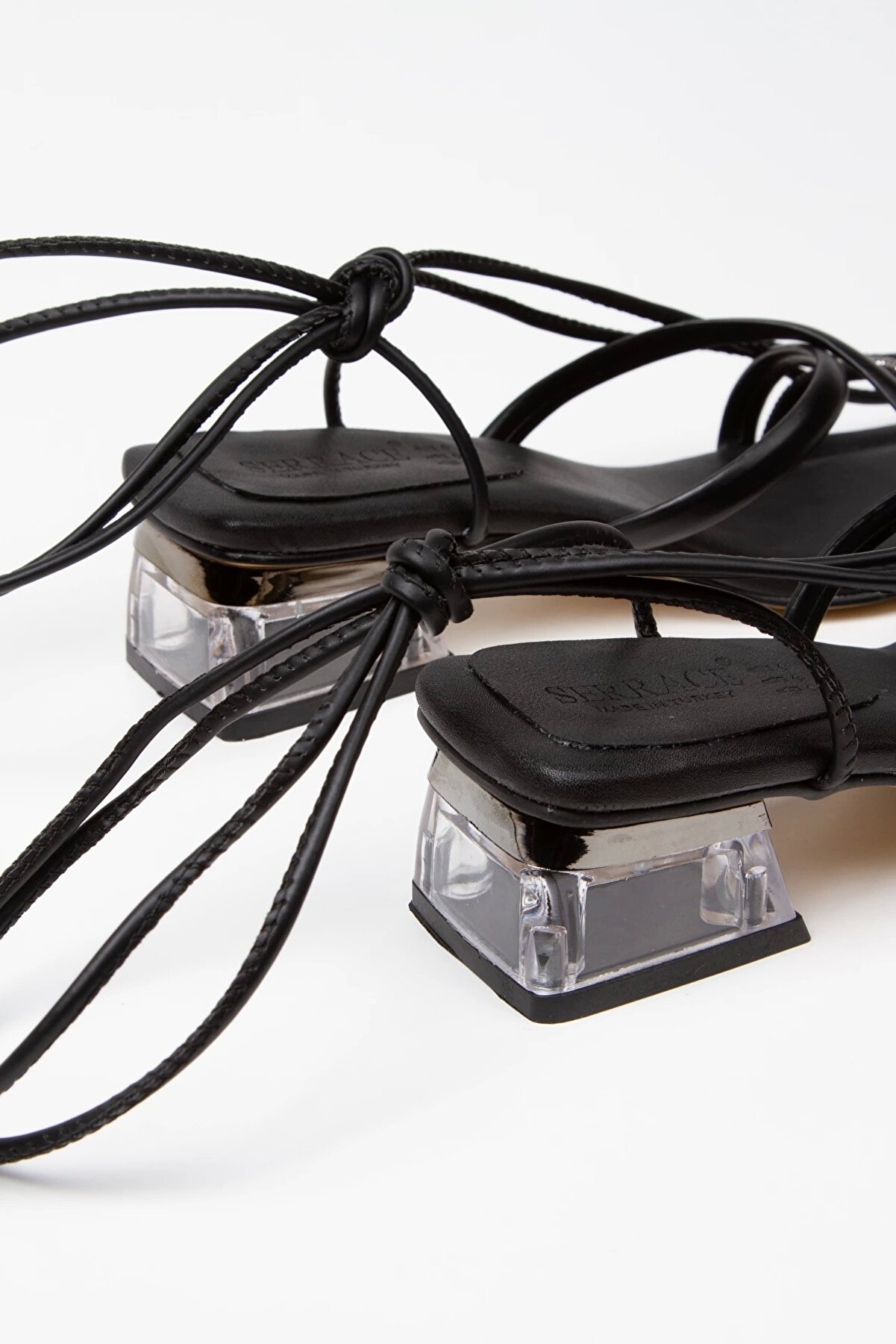 Gult Kadın Ipli̇ Ayakkabı Şeffaf