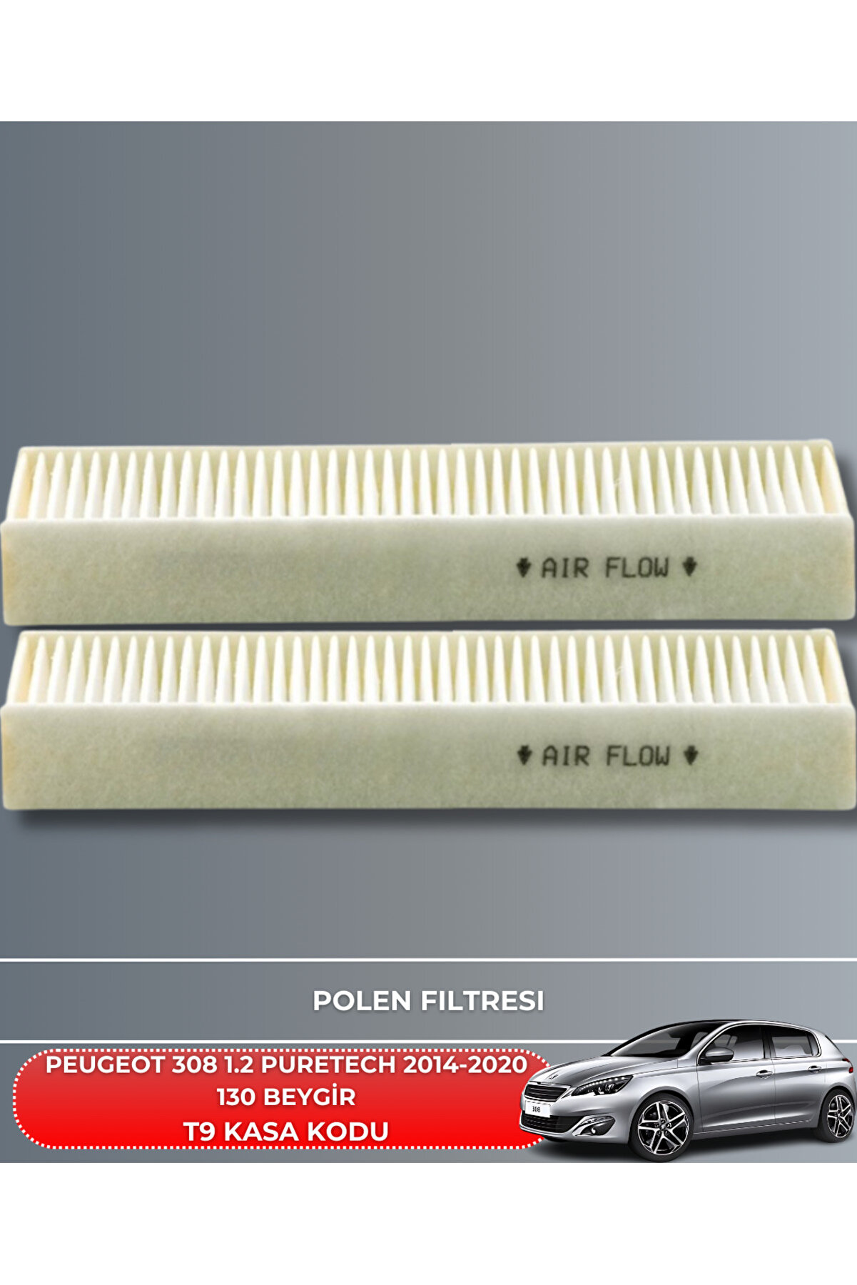 Peugeot 308 1.2 Puretech 2014-2015-2016-2017-2018-2019-2020 130 Beygi̇r Fi̇ltre - Yag Bakım Seti̇