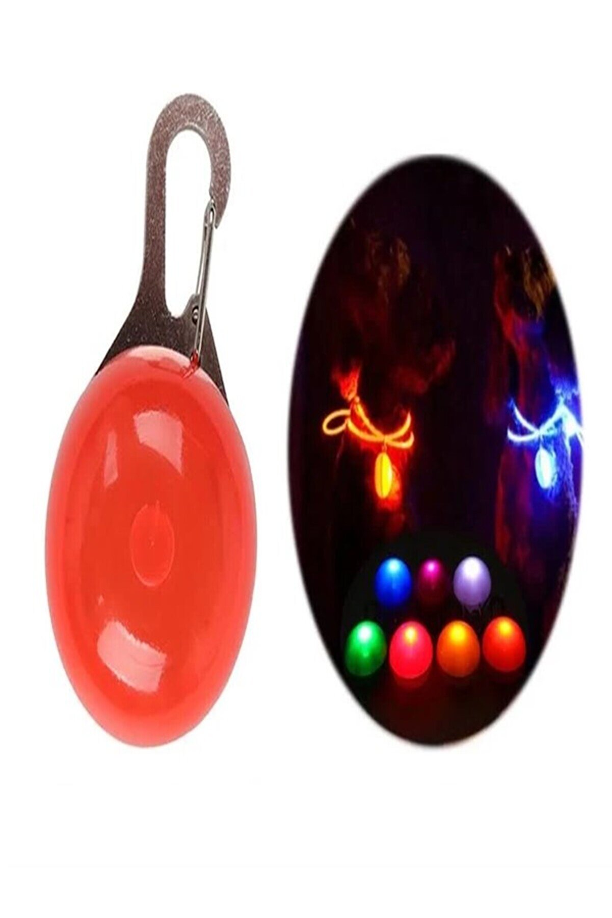 Yıldem Grup Kedi̇ Ve K&ouml;pek Tasması Led El Feneri̇ Karanlıkta Parlayan Parlak Evci̇l Hayvan Tasması 3 Fonksi̇yonlu