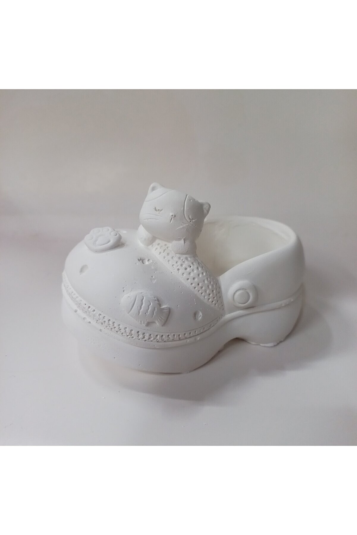 Kalıpcınızburada Kedi̇ Fi̇gürlü Terli̇k Saksı Si̇li̇kon Kalıp - K7534