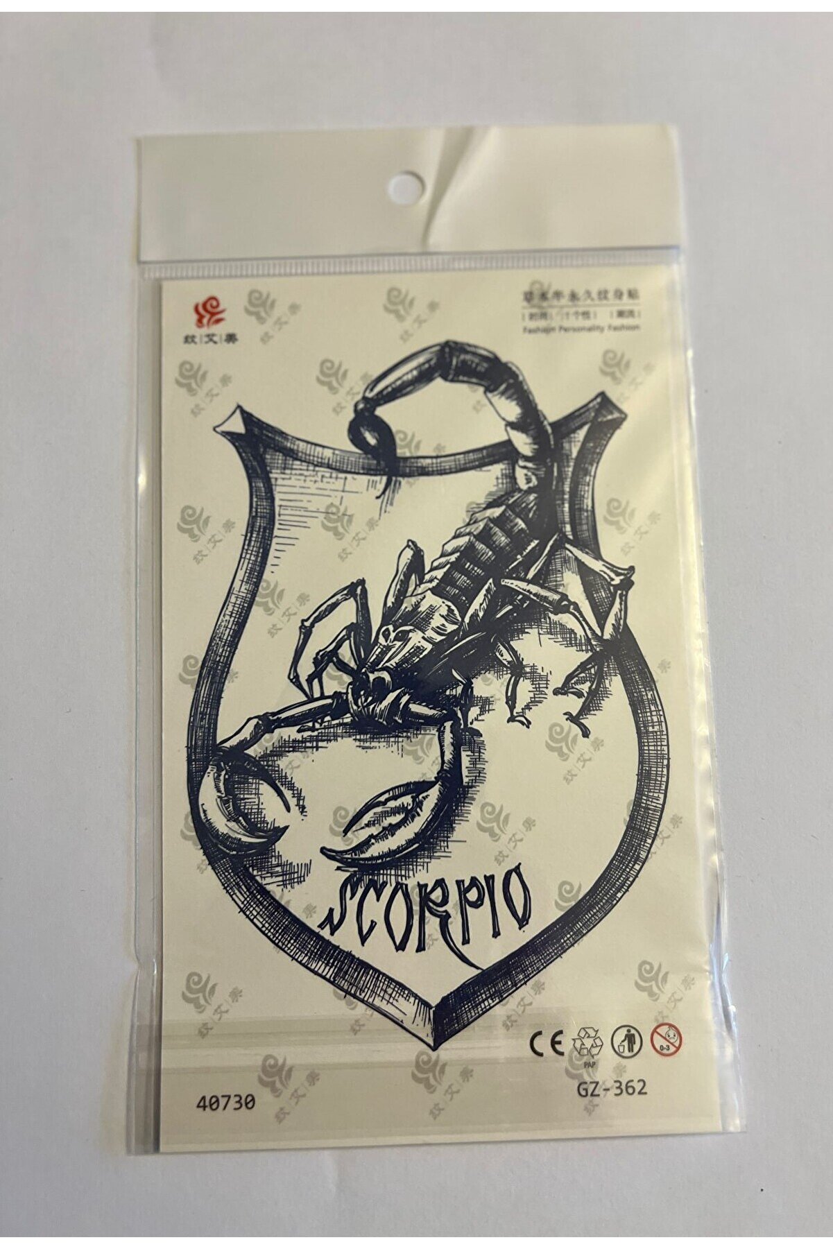 Ai̇rbrush Tattoo Akrep Savaş 3 Hafta Kalıcı 4 Adet Bi̇rden Yapıştırma Geçi̇ci̇ Dövme Yarı Kalıcı Dövmeler