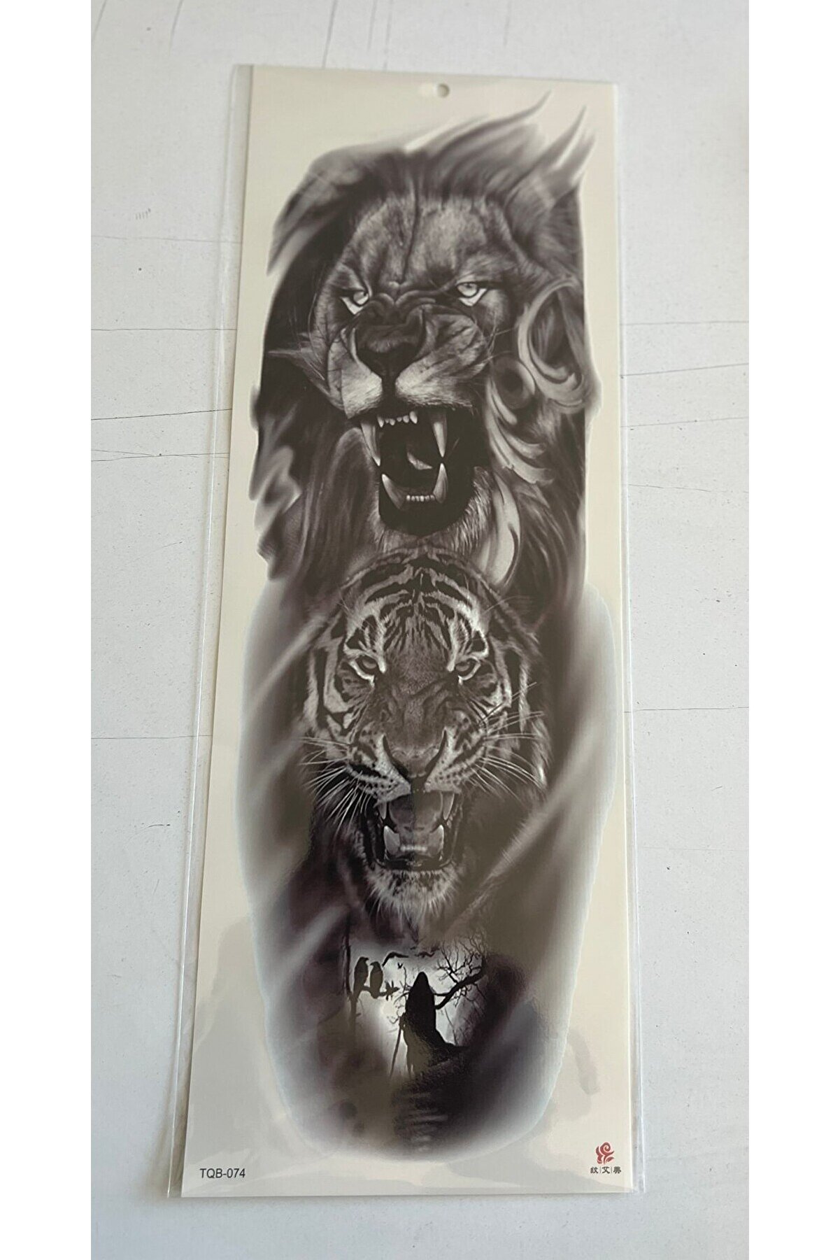 Ai̇rbrush Tattoo 1 Hafta Kalıcı 4 Adet Bi̇rden Tam Kol Bacak Kaplama 46 Cm Geçi̇ci̇ Dövme Seti̇