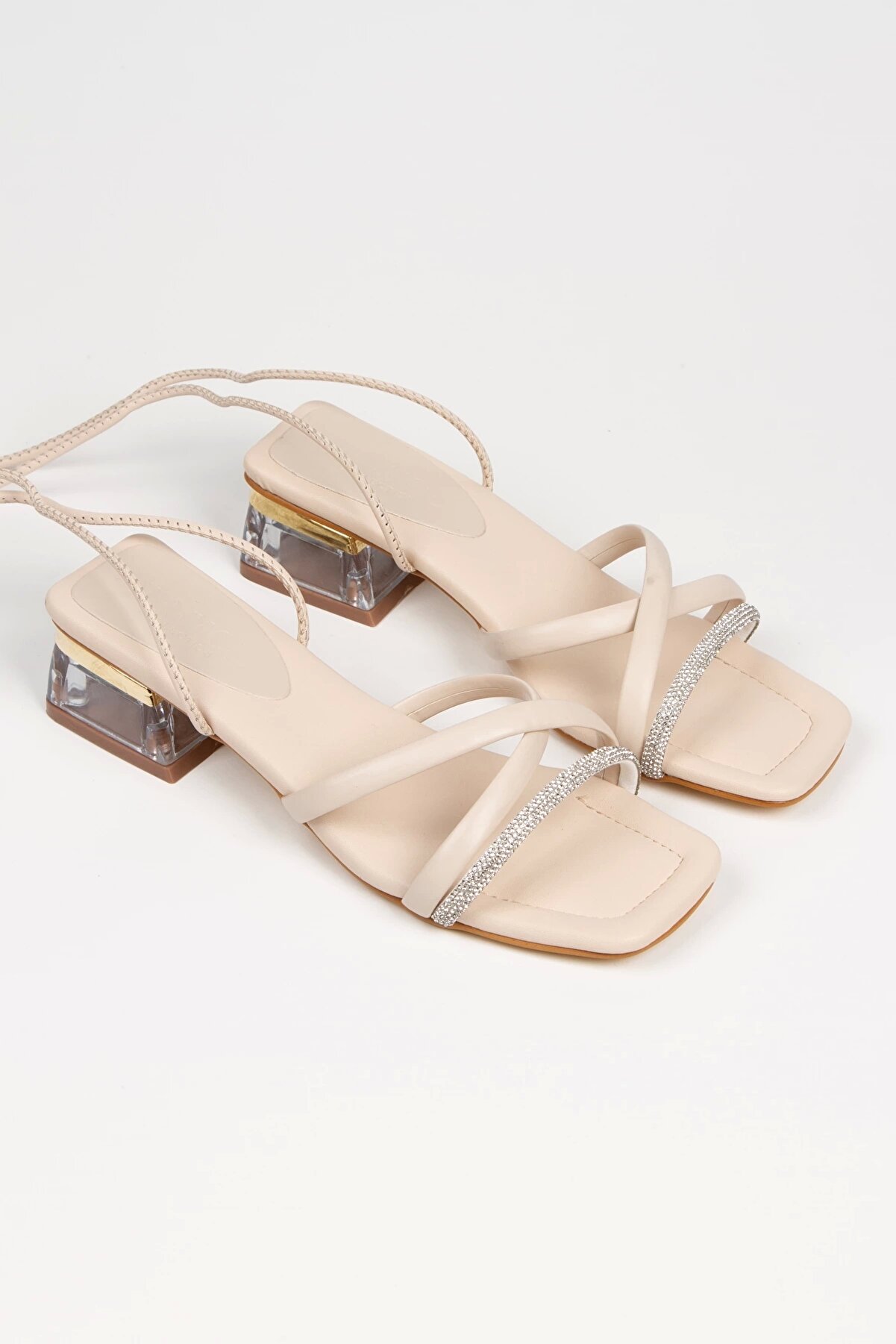 Gult Kadın Ipli̇ Ayakkabı Şeffaf