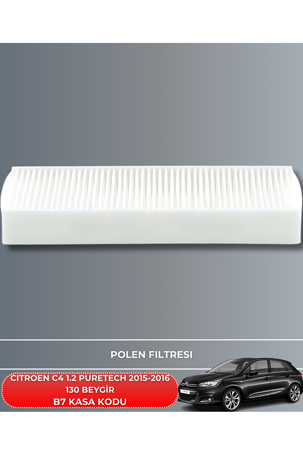 Cıtroen C4 1.2 Puretech 2015-2016 130 Beygi̇r Fi̇ltre - Yag Bakım Seti̇