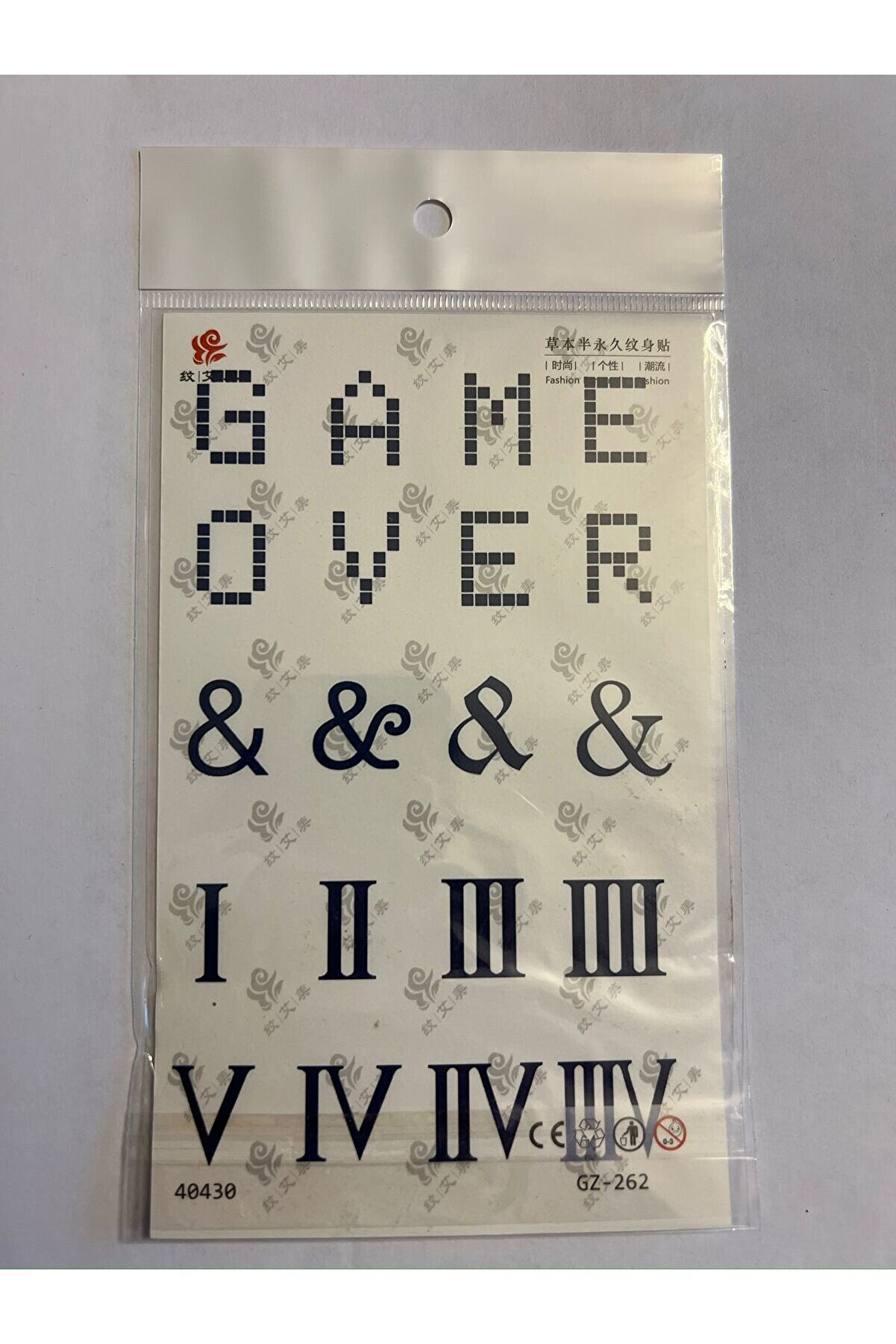 Ai̇rbrush Tattoo Yazılar 3 Hafta Kalıcı 4 Adet Bi̇rden Yapıştırma Geçi̇ci̇ Dövme Yarı Kalıcı Dövmeler