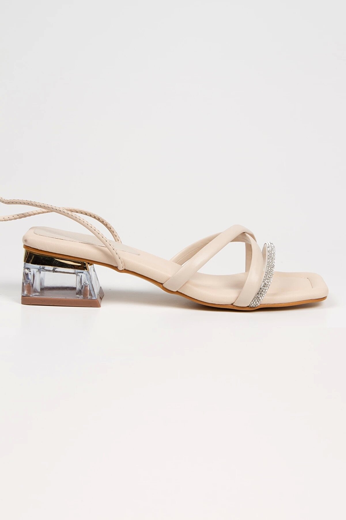 Gult Kadın Ipli̇ Ayakkabı Şeffaf