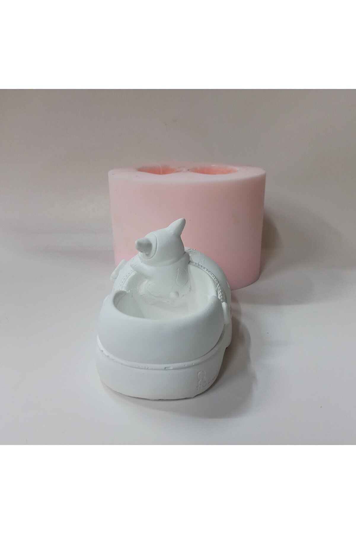 Kalıpcınızburada Köpek Fi̇gürlü Terli̇k Saksı Si̇li̇kon Kalıp - K7531