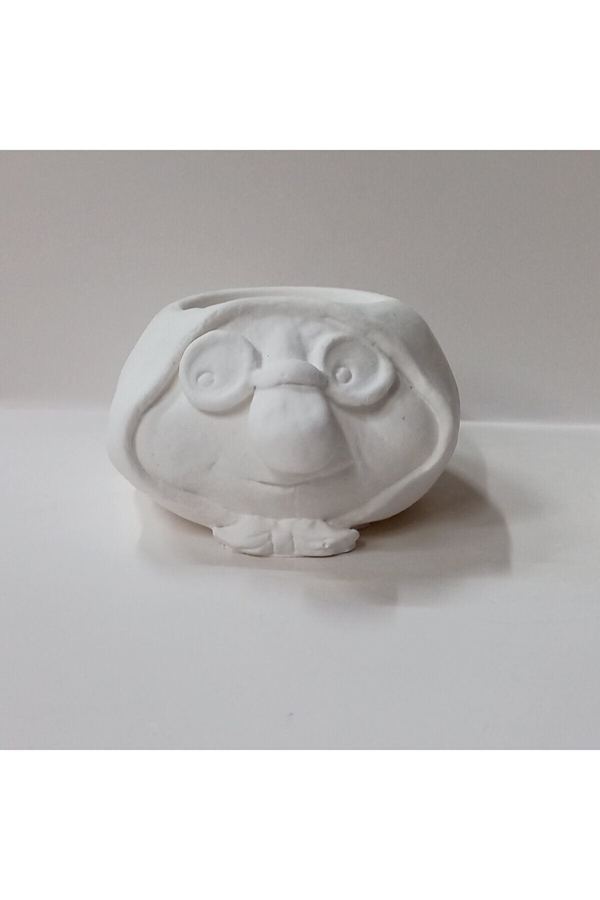 Kalıpcınızburada Gözlüklü Ni̇ne Saksı Si̇li̇kon Kalıp - K7566