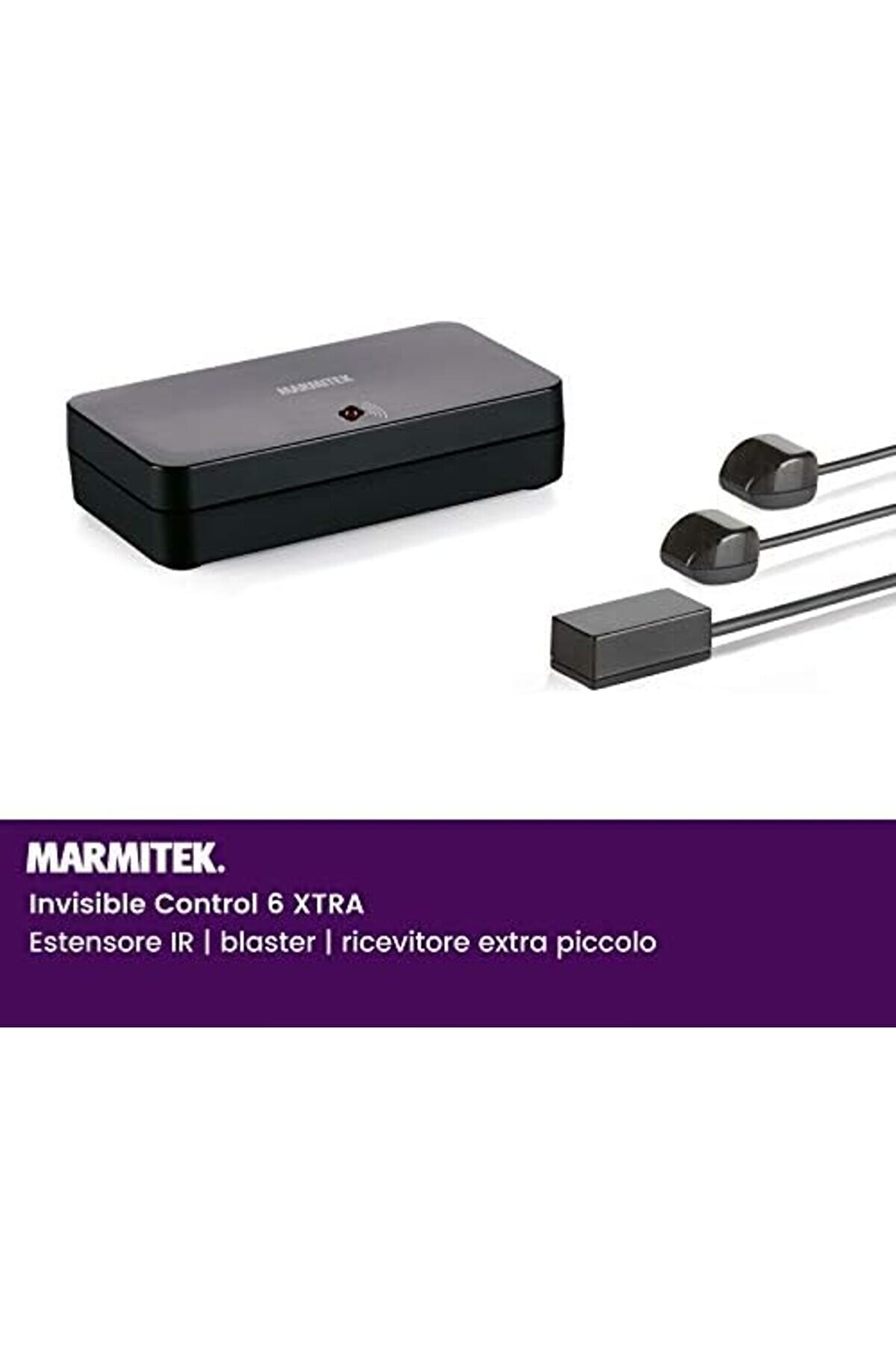 Smgshop 08147 Invi̇si̇ble Control 6 Xtra Kızılötesi̇-Fernbedi̇enungsverlaengerung Blaster Si̇yah  1094