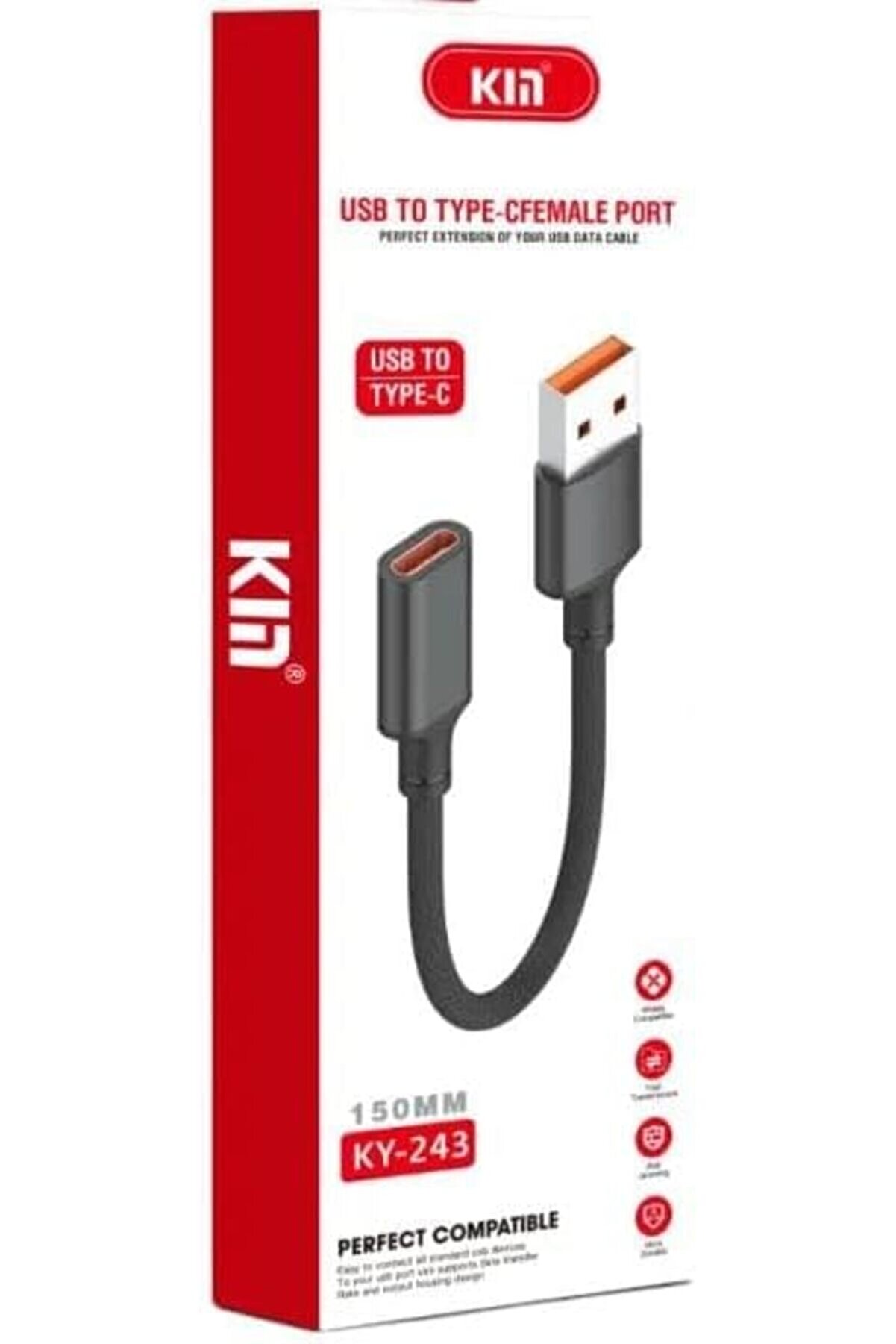 Trendymr Ky 243 Pd Usb D&ouml;n&uuml;şt&uuml;r&uuml;c&uuml; Kablo - Type C Usb D&ouml;n&uuml;şt&uuml;r&uuml;c&uuml; Kablo Li̇fe 1021572