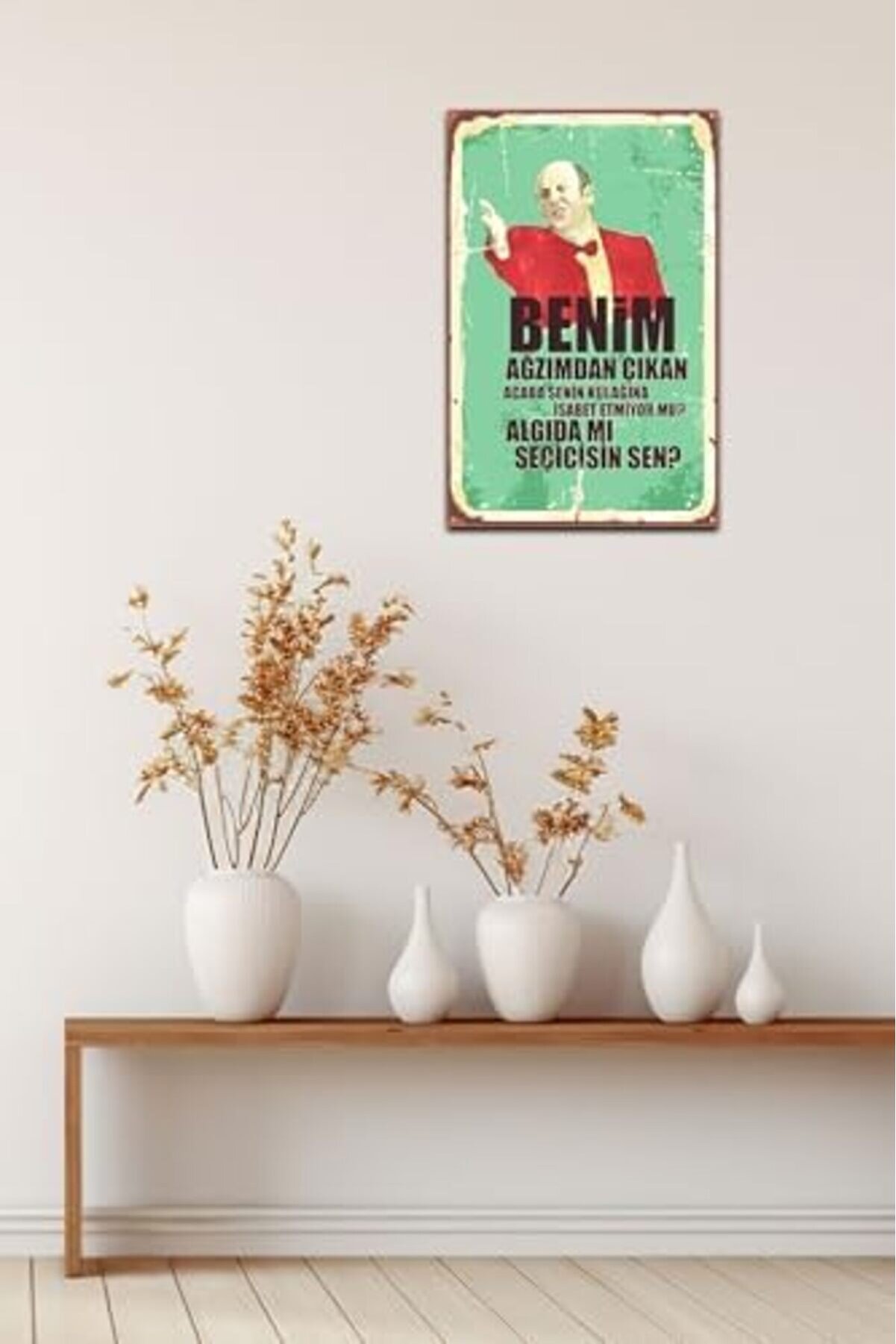 Kuşe Kağıt Duvar Posteri̇ Klasi̇k Retro Drtr0108