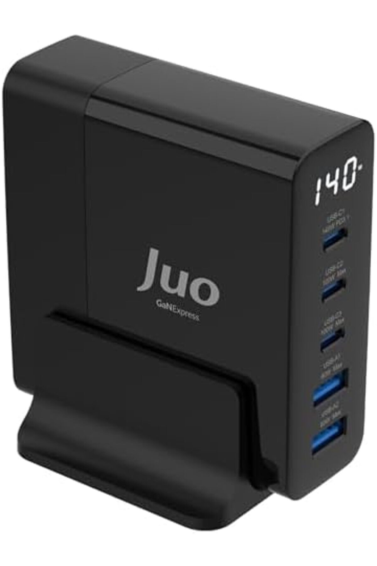 Ynsshopi̇ng 140W Gan Pd 3.1 Masaüstü Hızlı Şarj Ci̇hazı 3 Type-C + 2 Usb-A & & Laptop Uyumlu Şarj Alet