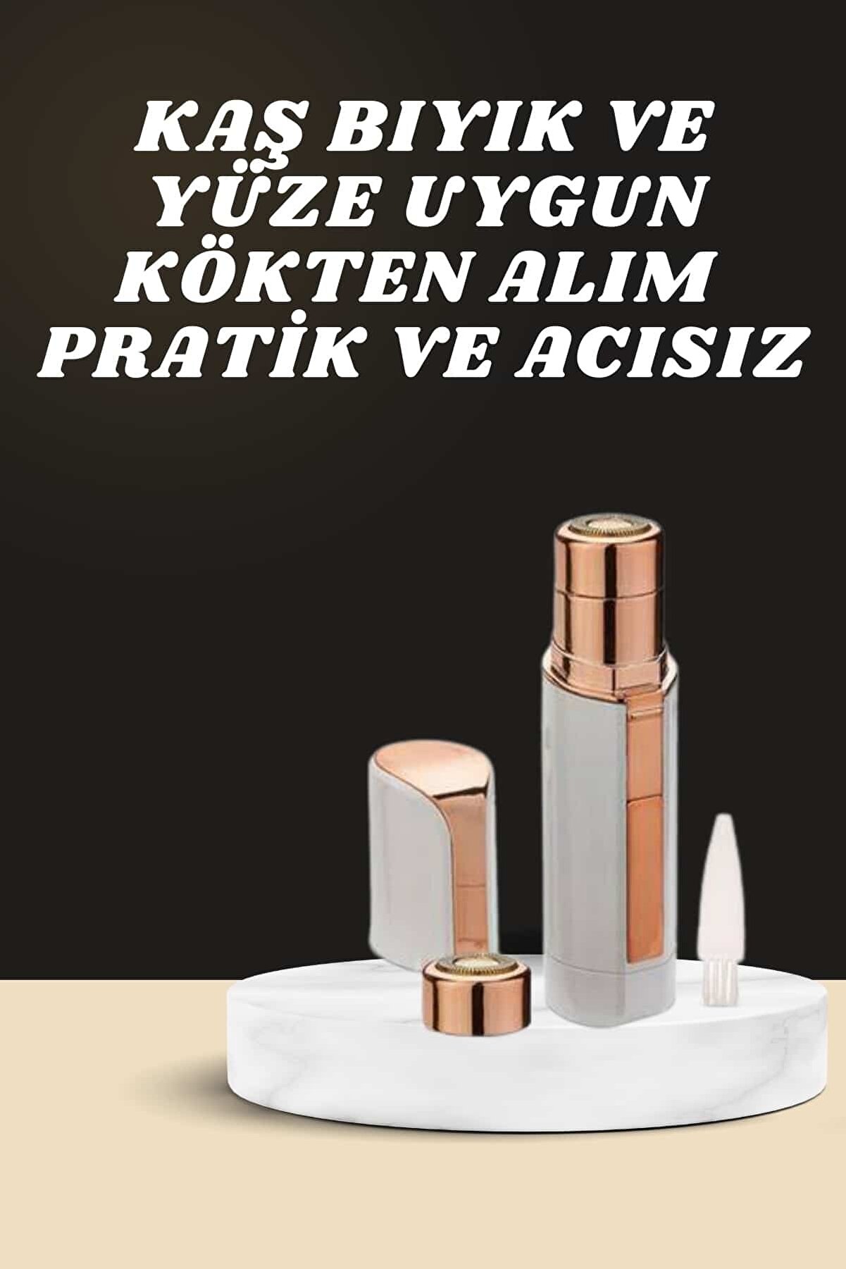 Kaş Bıyık Ve Yüz Epi̇lasyon Aleti̇ Ve Ti̇treşi̇mli̇ Yüz Temi̇zleme Masaj Aleti̇ İki̇li̇ Set