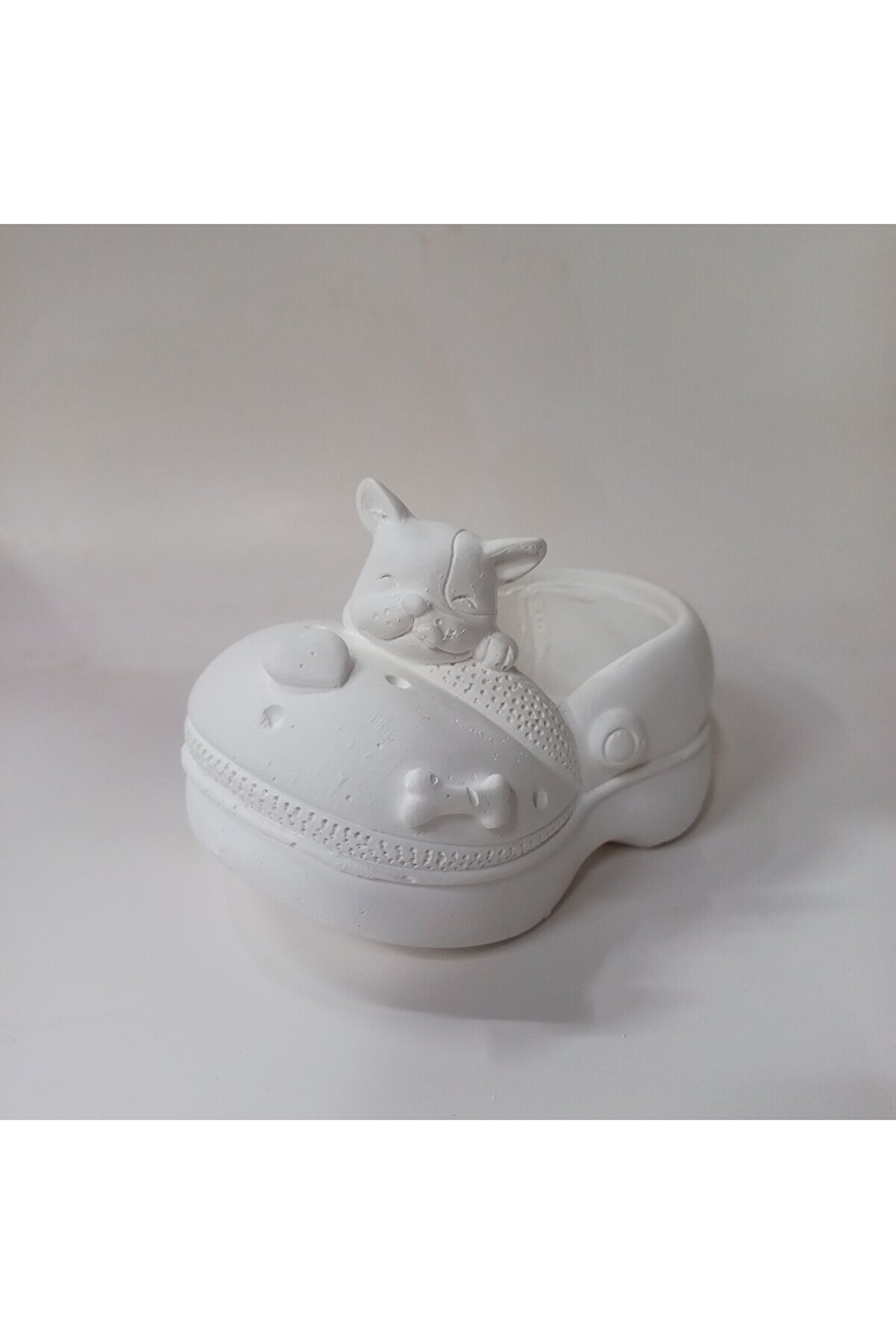 Kalıpcınızburada Köpek Fi̇gürlü Terli̇k Saksı Si̇li̇kon Kalıp - K7531