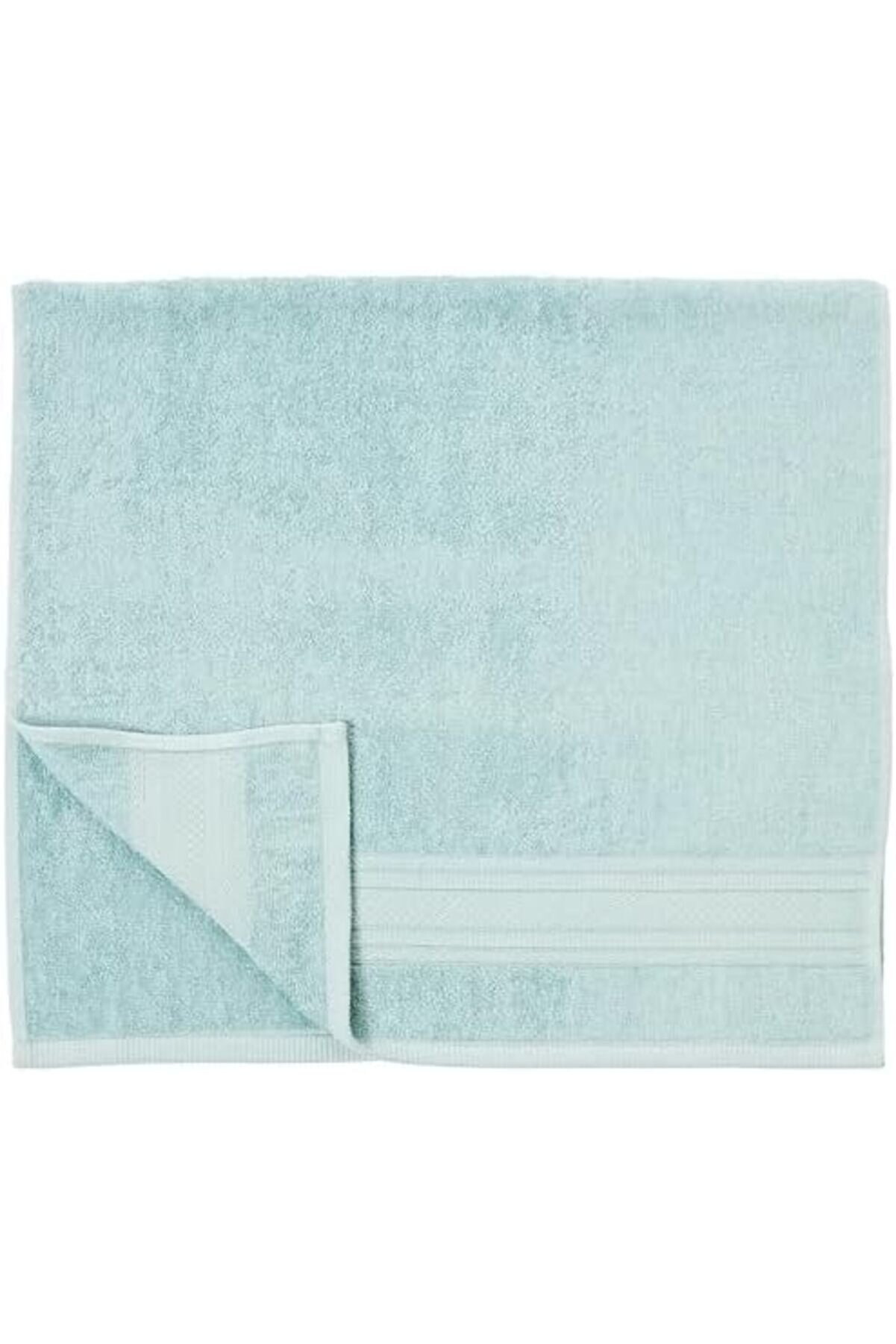 Svtcrt Mi̇mosa Çi̇çek Desenli̇%60 Pamuk%40 Vi̇skoz Hamam Seti̇, Taş-Ni̇l Mavi̇si̇, 2 Adet 70X150 Cm Havlu