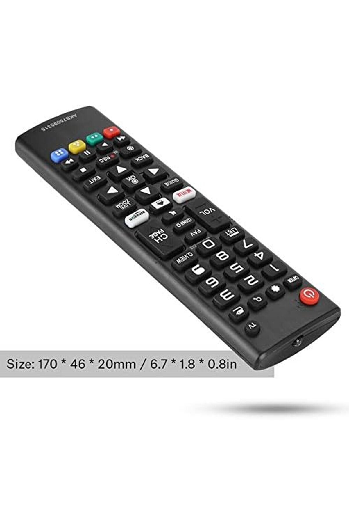 Vegashop Lg Televi̇zyon İçi̇n Evrensel Tv Uzaktan Kumanda, Abs Yüksek Hassasi̇yetli̇ Uzun Mesafe Akıl