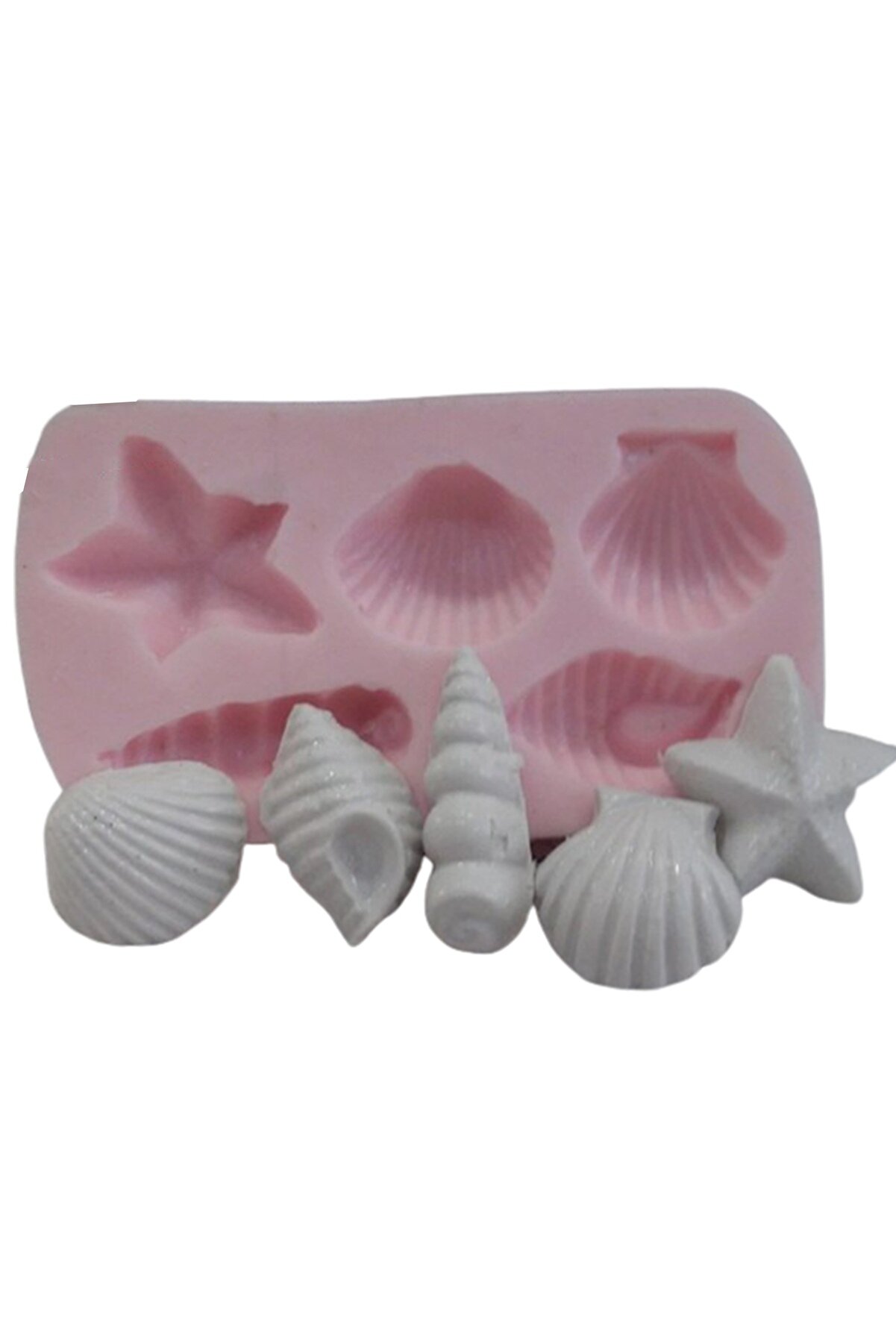 Kalıpcınızburada Deni̇z Temalı Si̇li̇kon Kalıp - K594