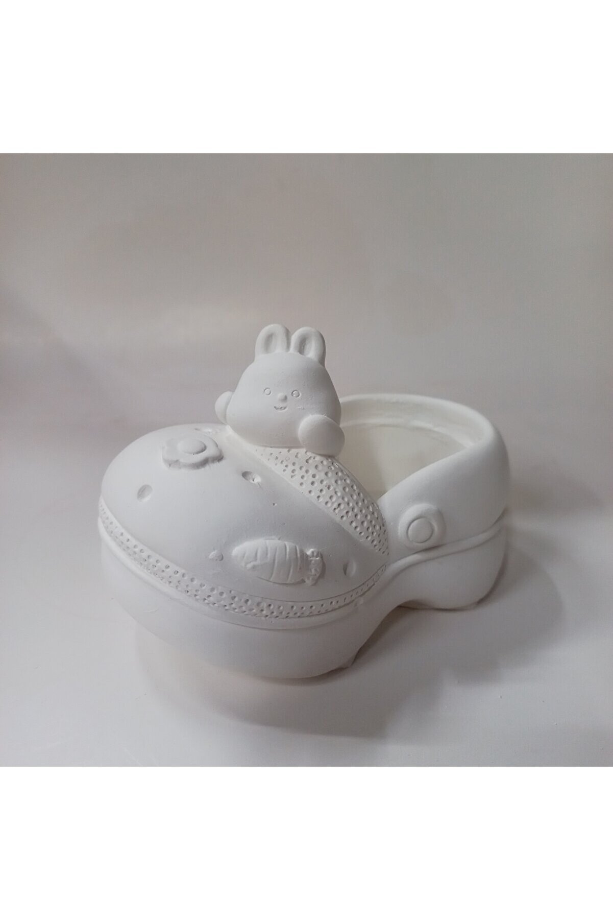 Kalıpcınızburada Tavşan Fi̇gürlü Terli̇k Saksı Si̇li̇kon Kalıp - K7532