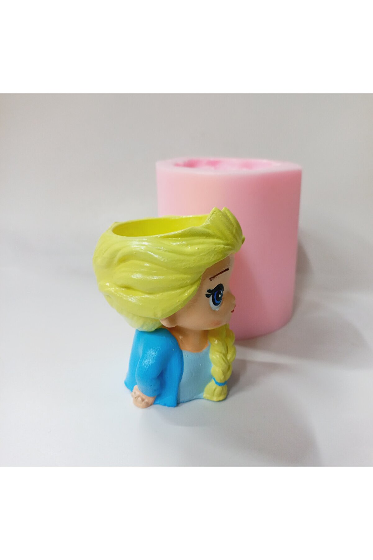 Kalıpcınızburada Elsa Saksı Si̇li̇kon Kalıp - K7544