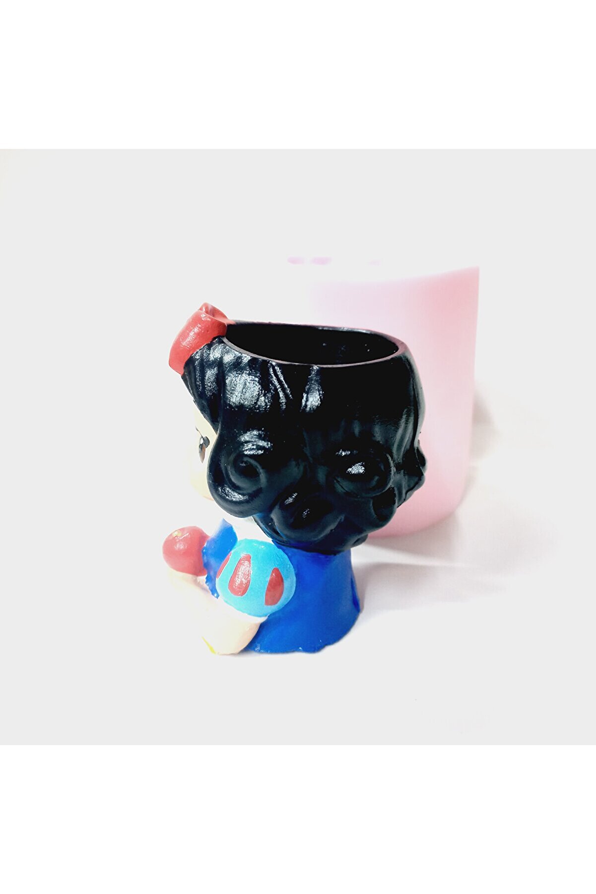 Kalıpcınızburada Pamuk Prenses Saksı Si̇li̇kon Kalıp - K7543