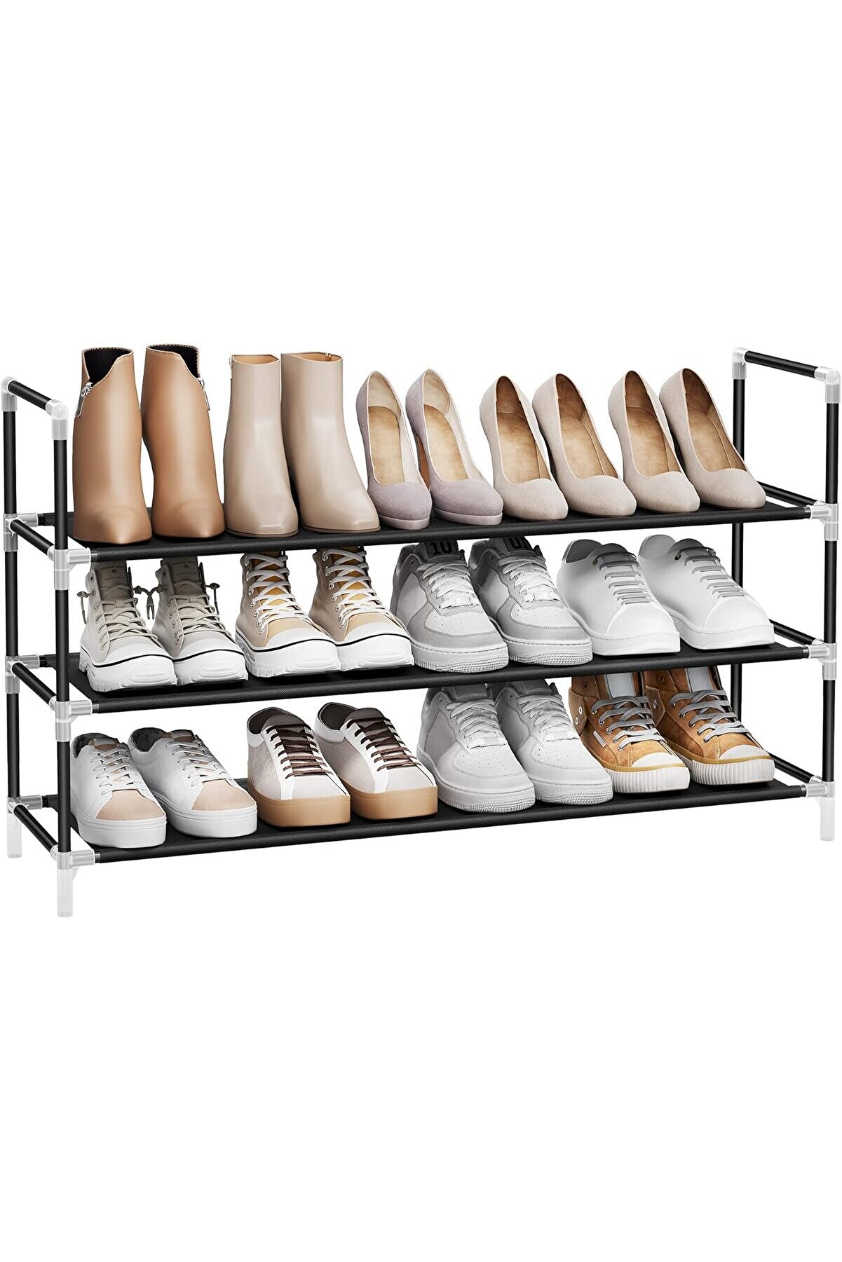 STOREMAX goldwhirl 3 Katlı Ayakkabı Rafı, Antre Dolabı İ&ccedil;in Ayakkabı Saklama &Ccedil;&ouml;z&uuml;m&uuml;, ve Yer Tasarrufu Sağlaya
