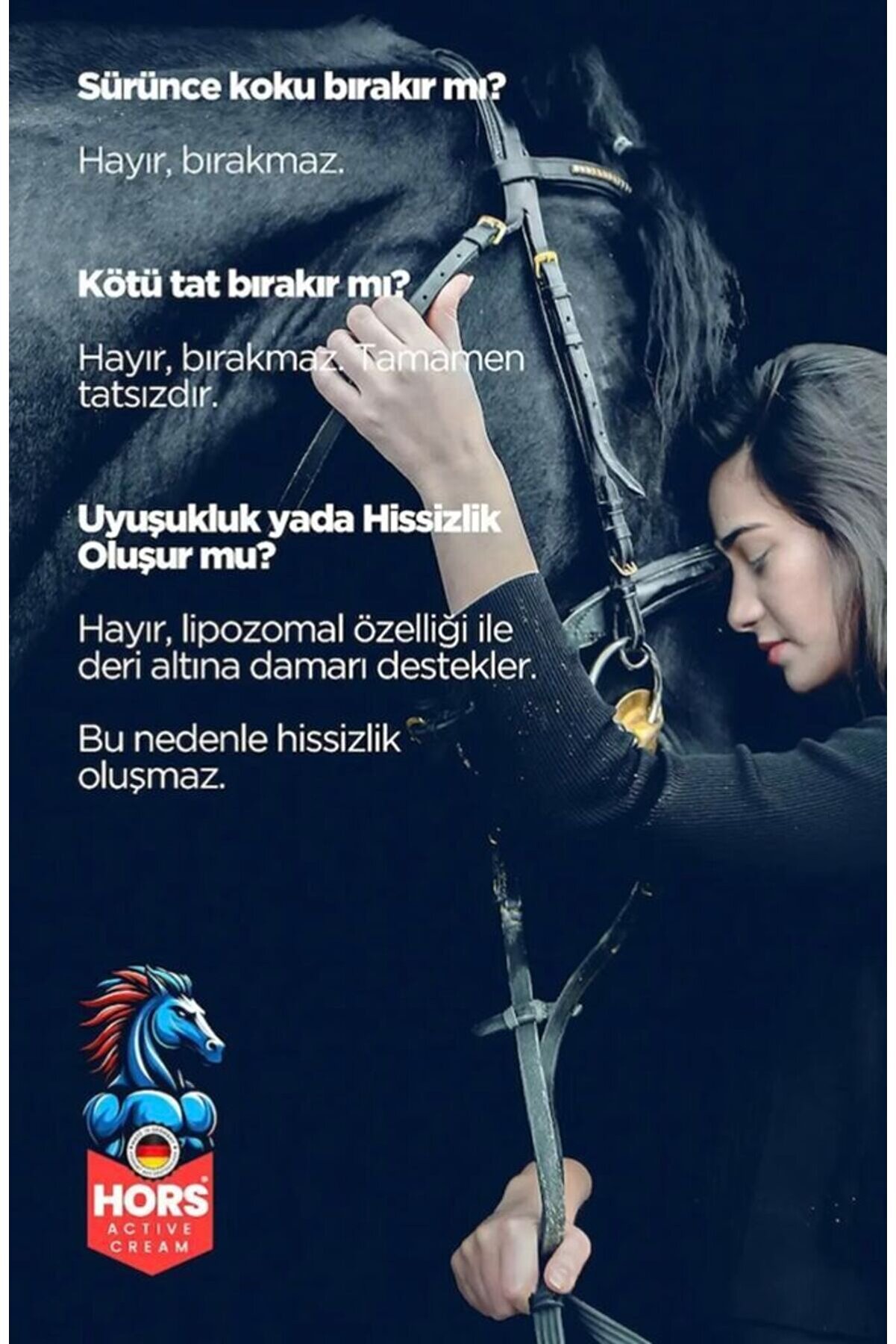 Hors Acti̇ve Cream Geci̇kme Ve Sertleşme P.eni̇s Kremi̇ 50Ml 3 Adet + 1 Adet Jel