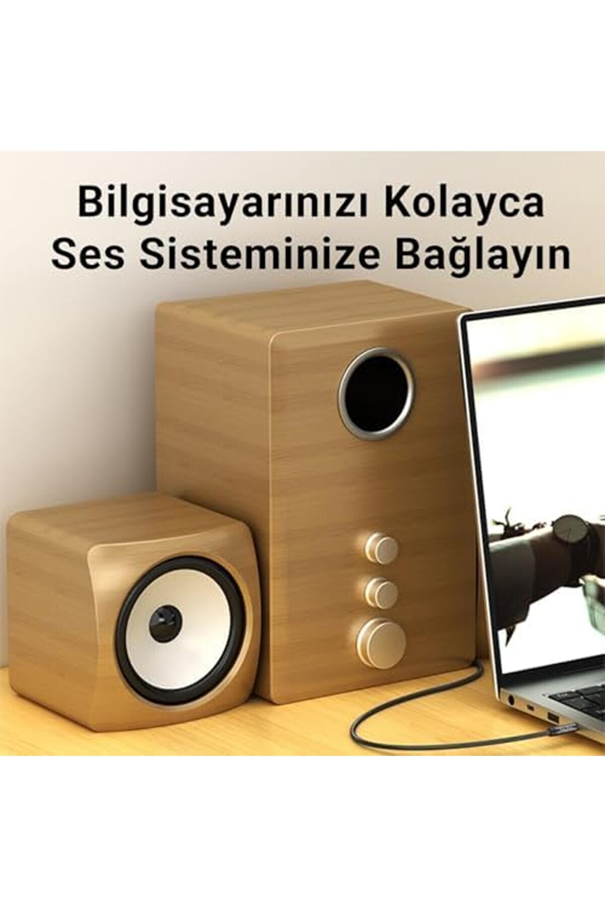 Ynsshopi̇ng 3.5Mm Trrs Hi̇-Fi̇ Örgülü Aux Mi̇krofon Ve Ses Kablosu 2 Metre Newtrrendi̇ng 1178227