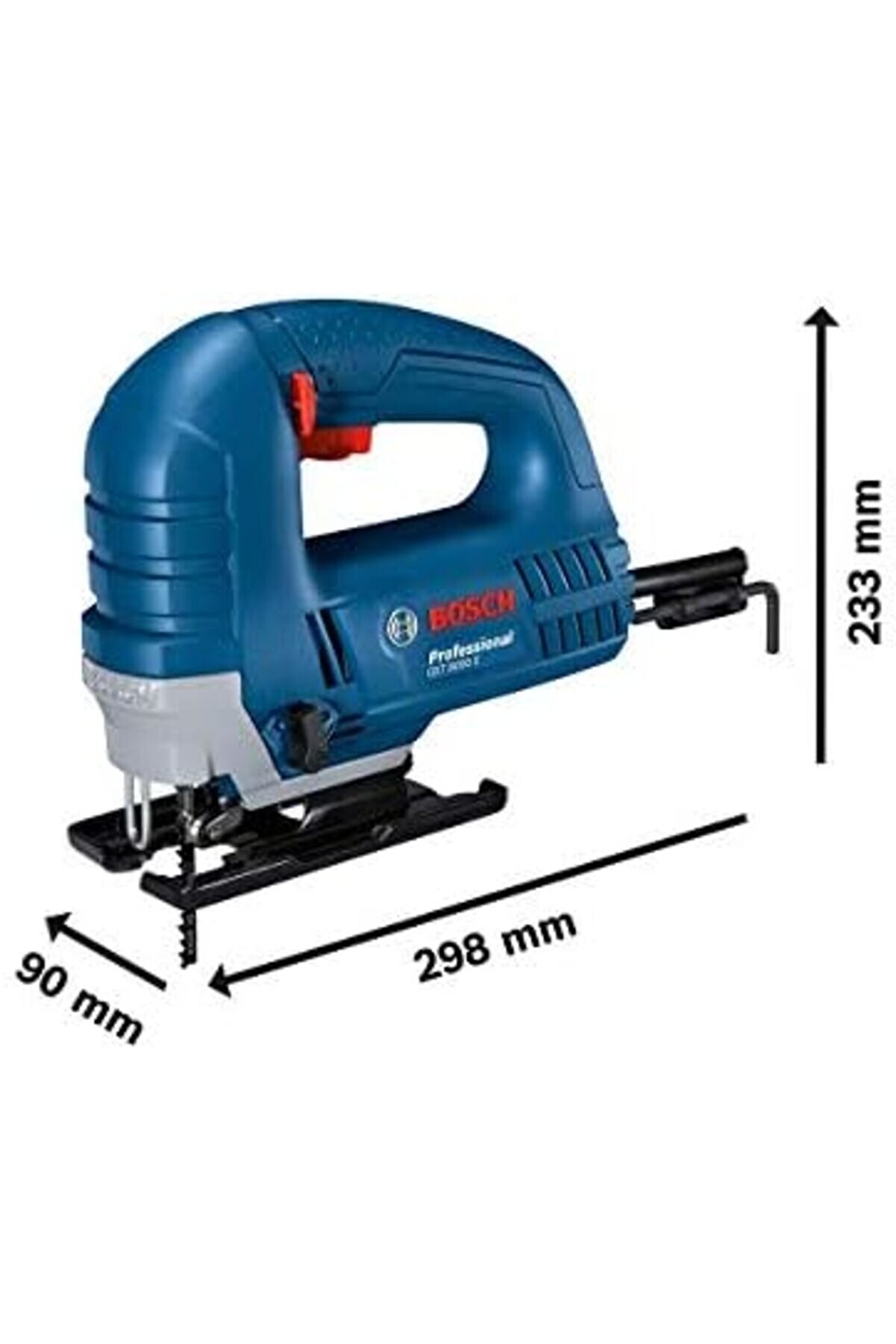 Goldtrack Professi̇onal Gst 8000 E Dekupaj Testere (710 W, 800-3.100 Strok/Dak, Ahşapta Kesme Deri̇nli̇
