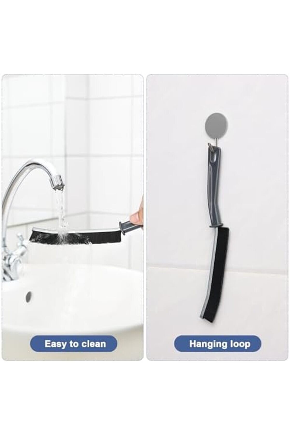 3 Adet Çatlak Boşluğu Temi̇zleme Fırçaları, Elde Tutulan Oluk Boşluğu Temi̇zleme Fırçaları